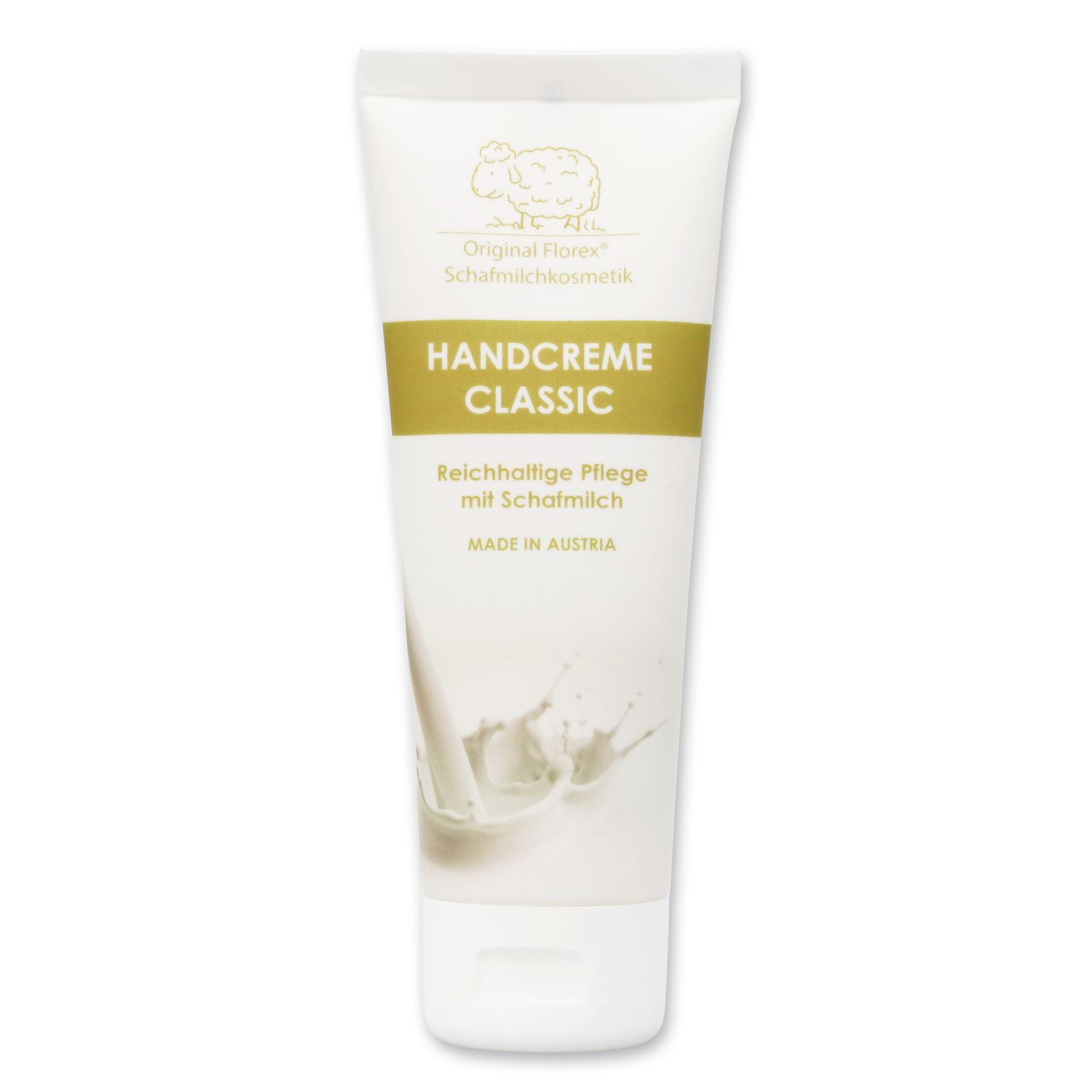 Florex Handcreme Classic - Reichhaltige intensive Pflege mit Schafmilch 75 ml