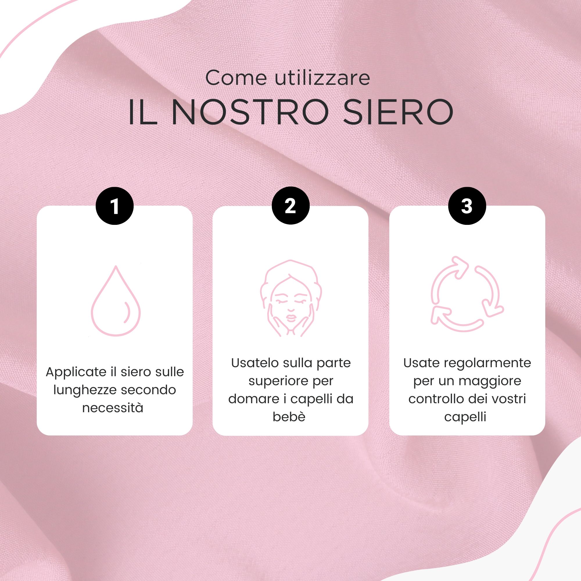 Testo: Kerargan, Siero alla Cheratina 100% Naturale. Nutre & rafforza, liscia & protegge, rinnova il riflesso, dona lucentezza.