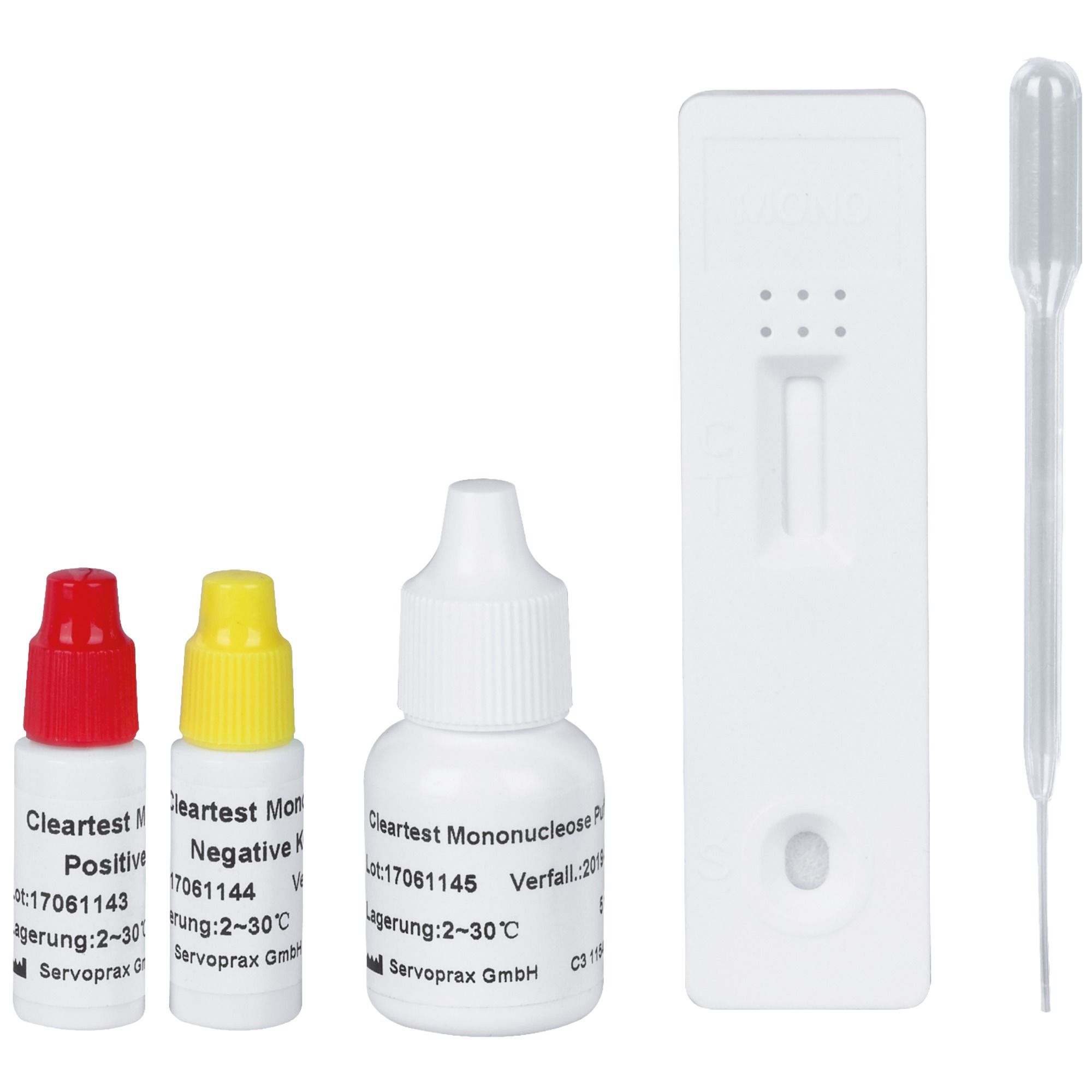 Cleartest Mononucleose Schnelltest EBV Antikörperdiagnostik In-vitro
