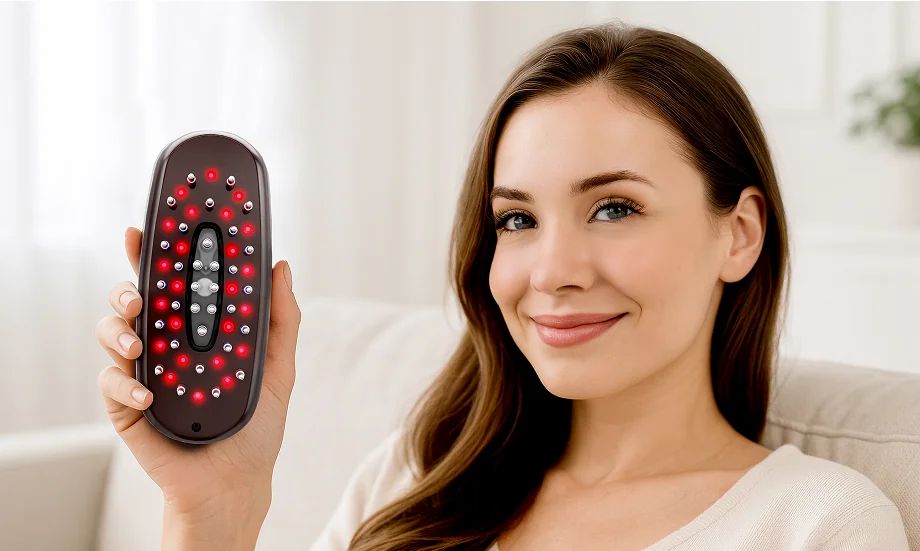 BEAUTIFLY Multifunktionaler Haarwuchs-Kamm dark