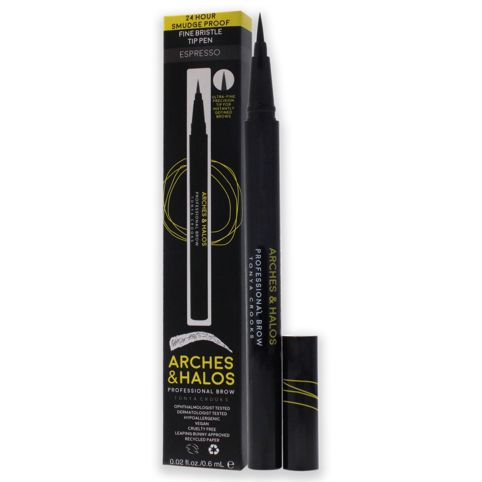 Fine Bristle Tip Pen - Espresso von Arches and Halos