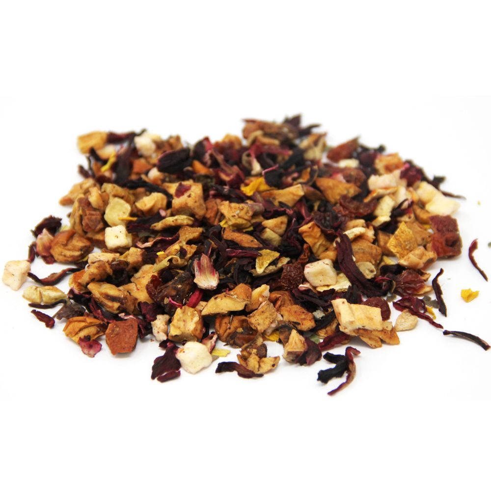 Quertee - Früchtetee - "Erdbeerkuss" - Leckerer Erdbeer Geschmack