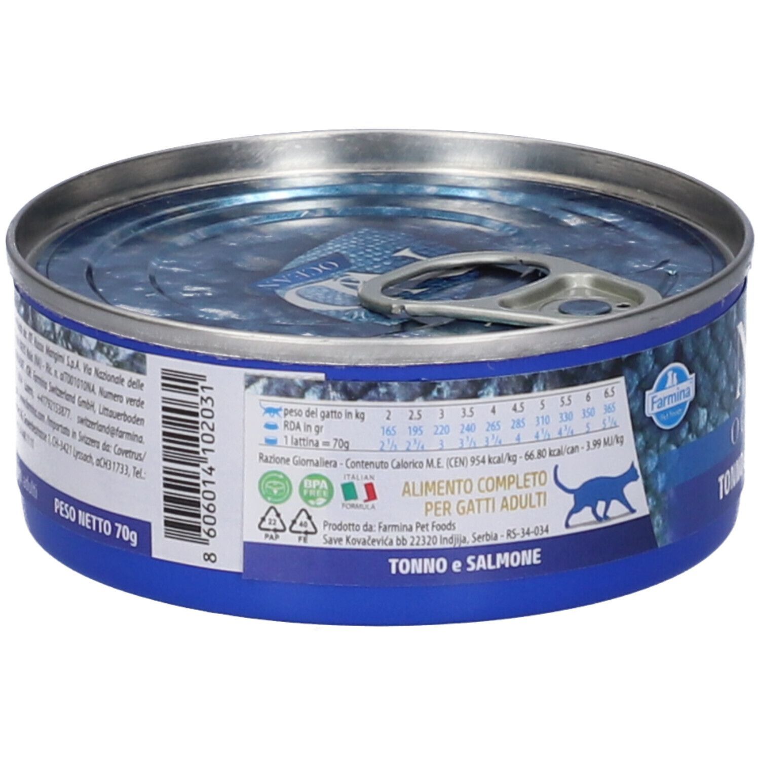 N&D CAT Ocean Trout&Sal&Shr80G 80 g Futter