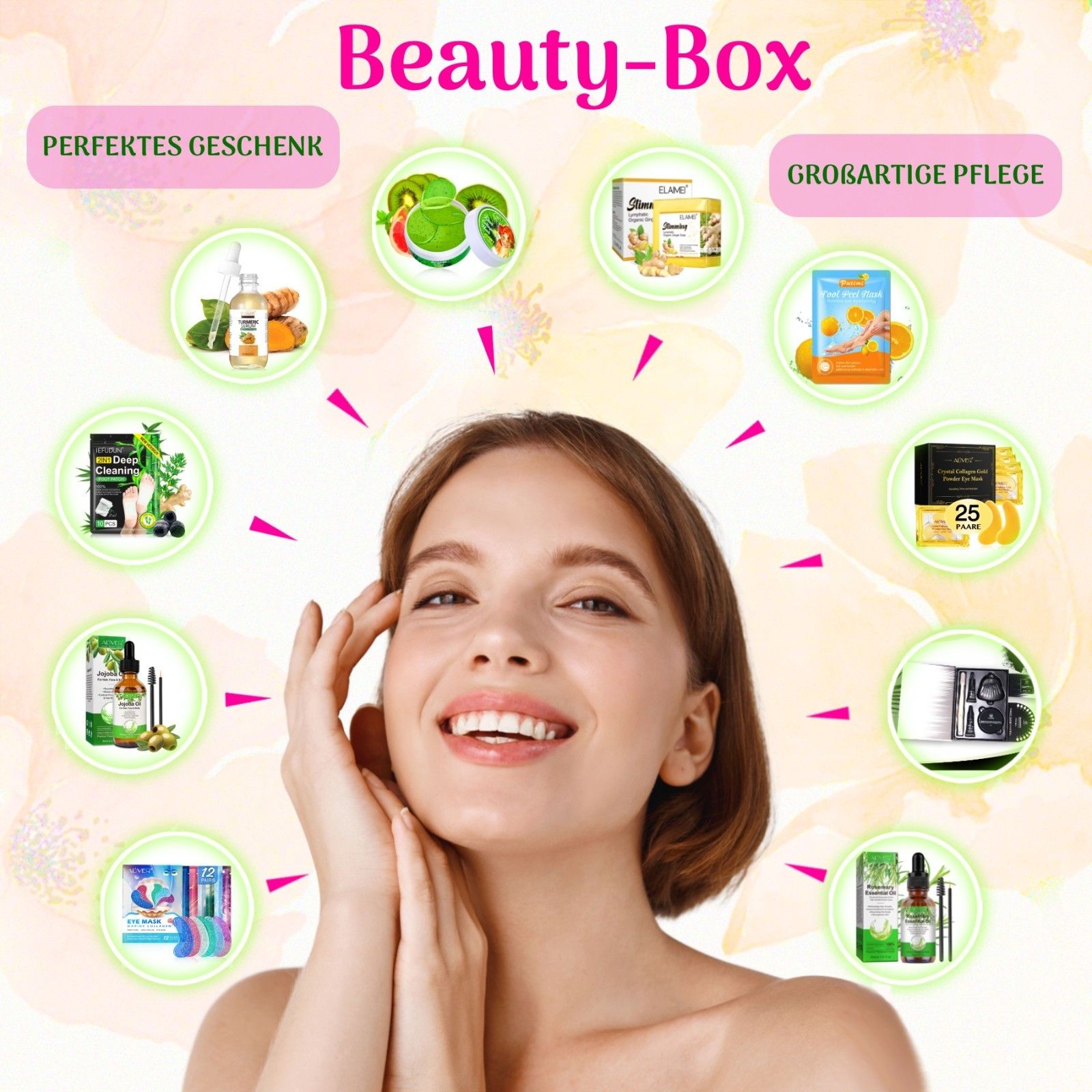 P-Beauty Pflege-Geschenkbox Damen Beauty Hautpflege
