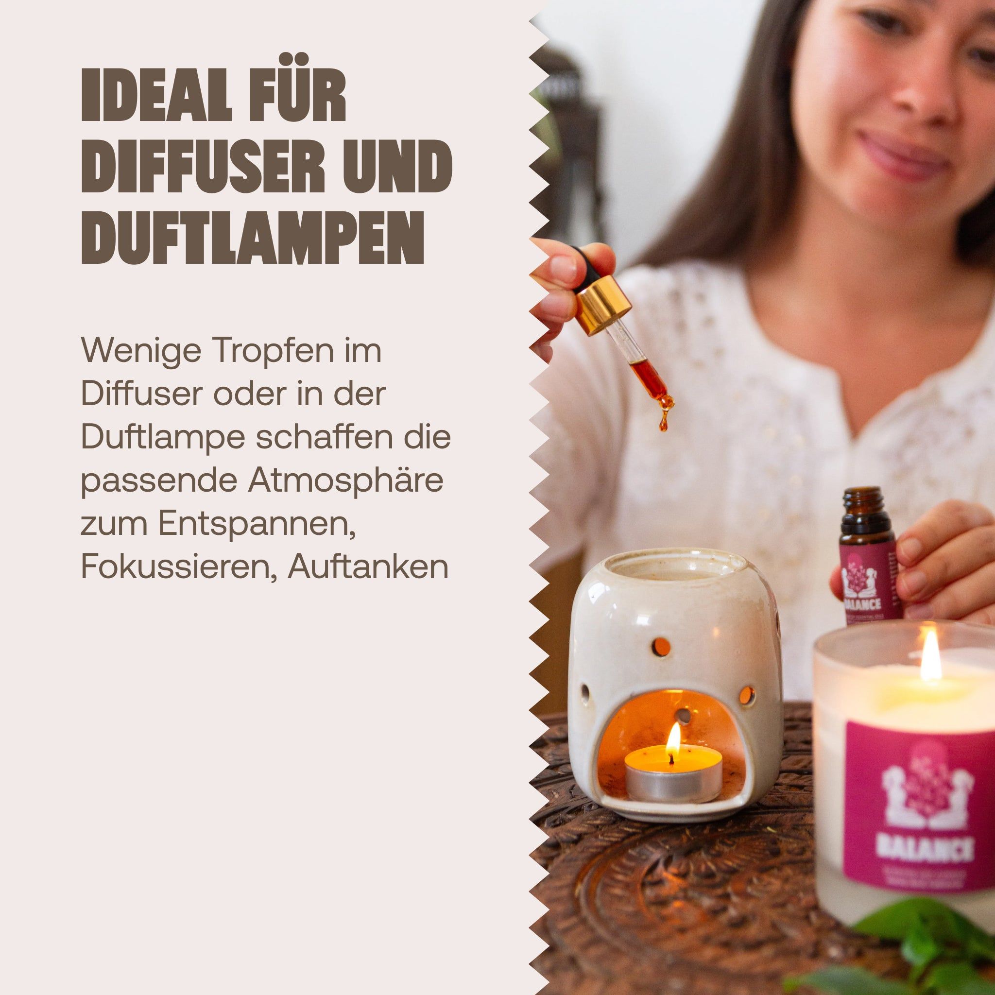 Shakti Mat Ätherische Öle - Mischung Sandelholz, Eichenmoos - 10ml