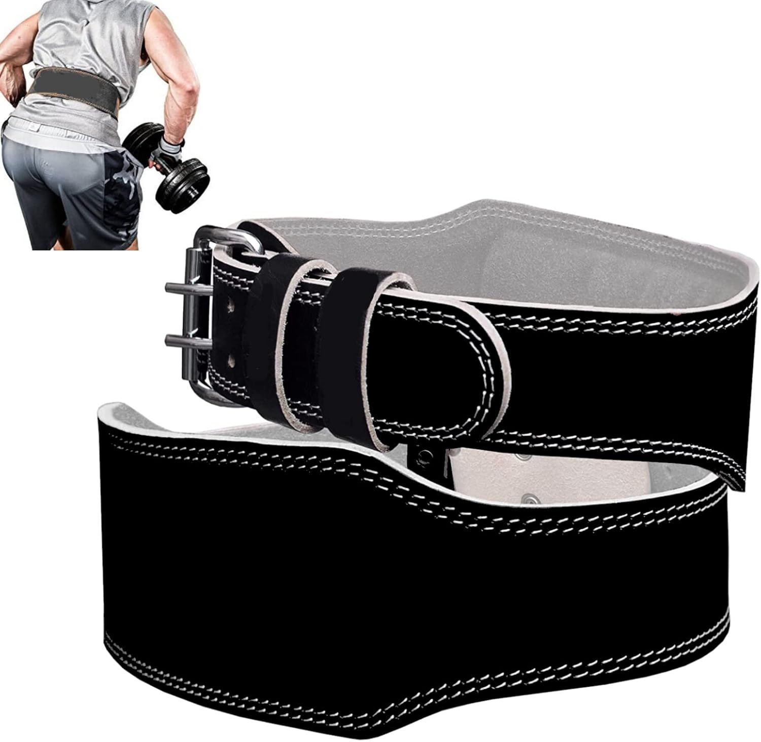 Cintura Palestra Sollevamento Pesi Regolabile Con Fori Pesistica FF