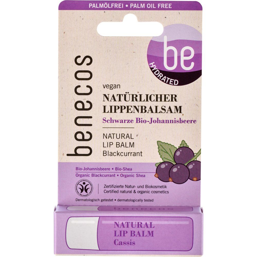 Benecos Lip Balm cassis 4,8 g