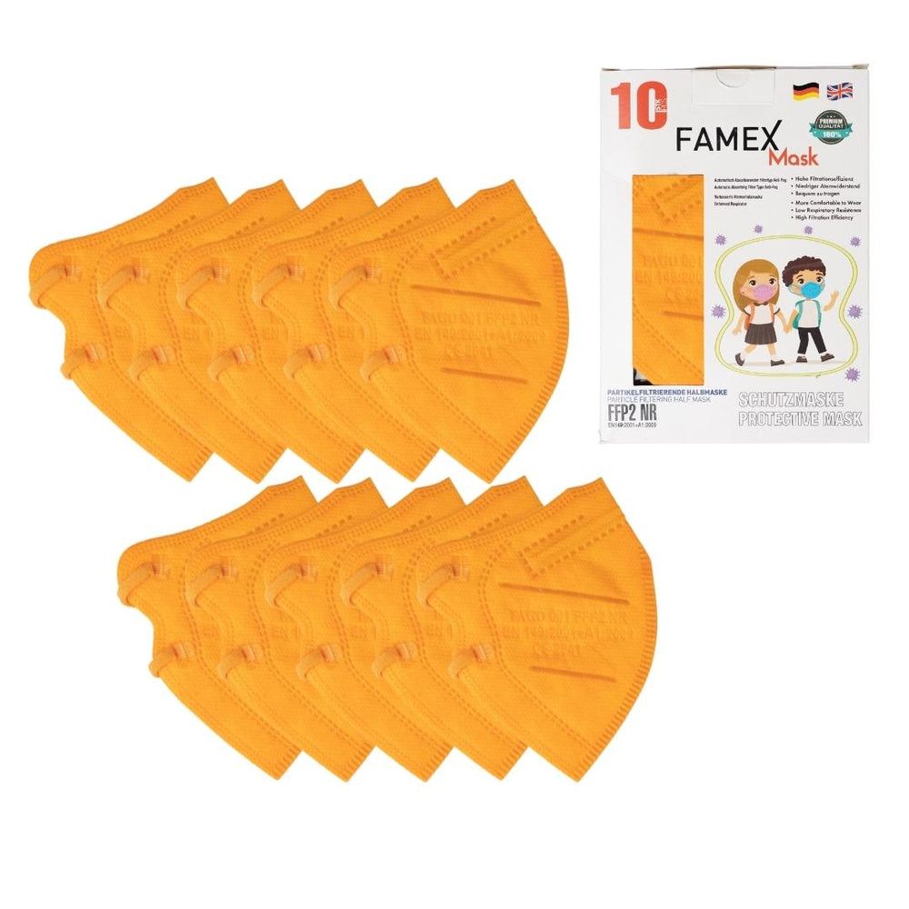 Small Size FFP2 I Orange I Kids