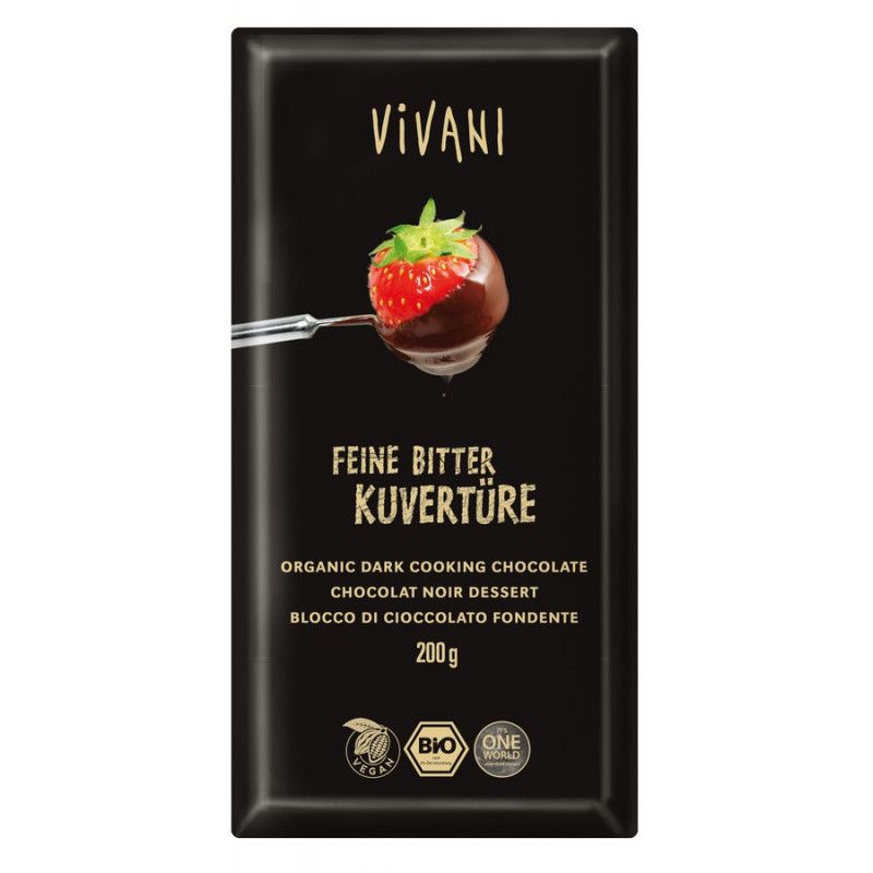 Vivani - Feine Bitter Kuvertüre 70% Kakao