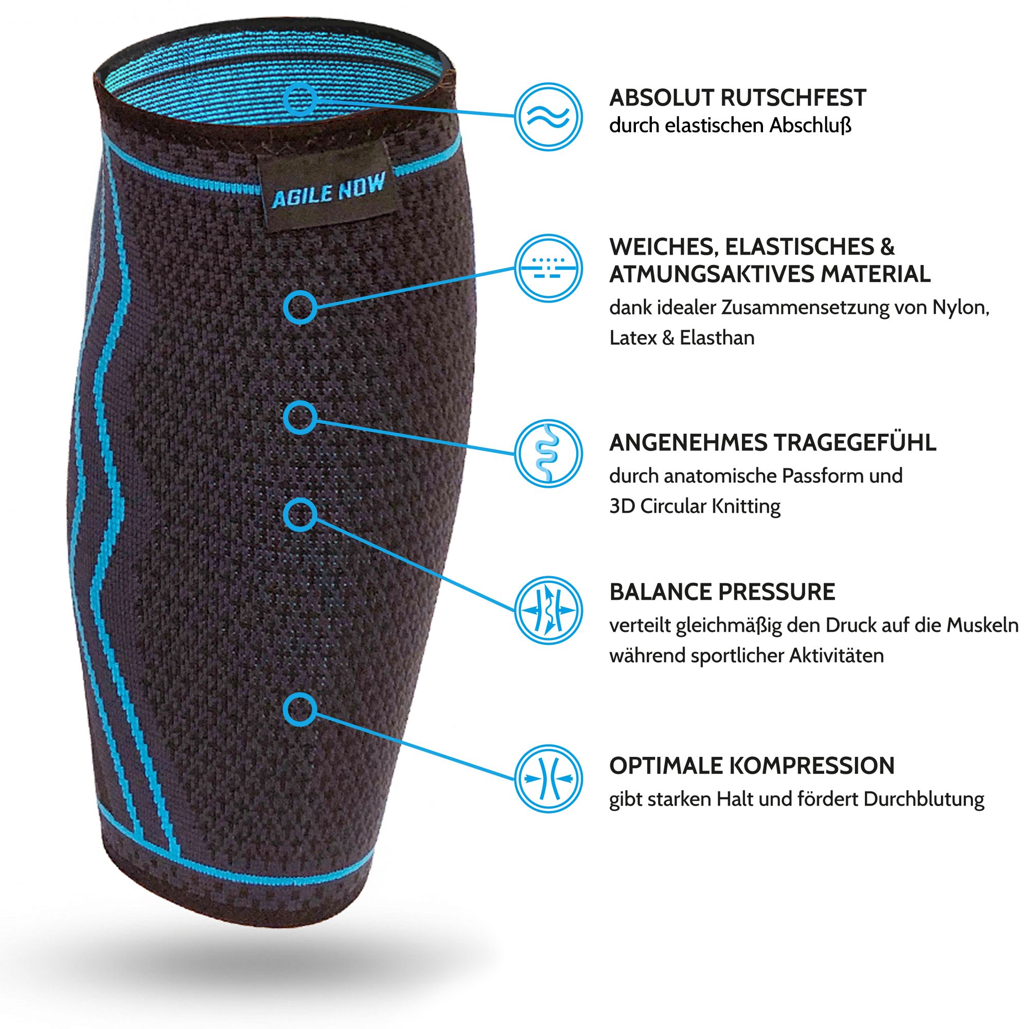 AGILE NOW Wadenbandage
