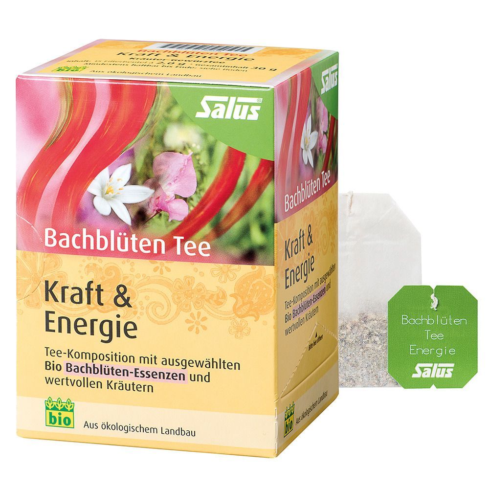 Bachblüten TEE Kraft & Energie Bio Salus Fbtl. 15 St Filterbeutel