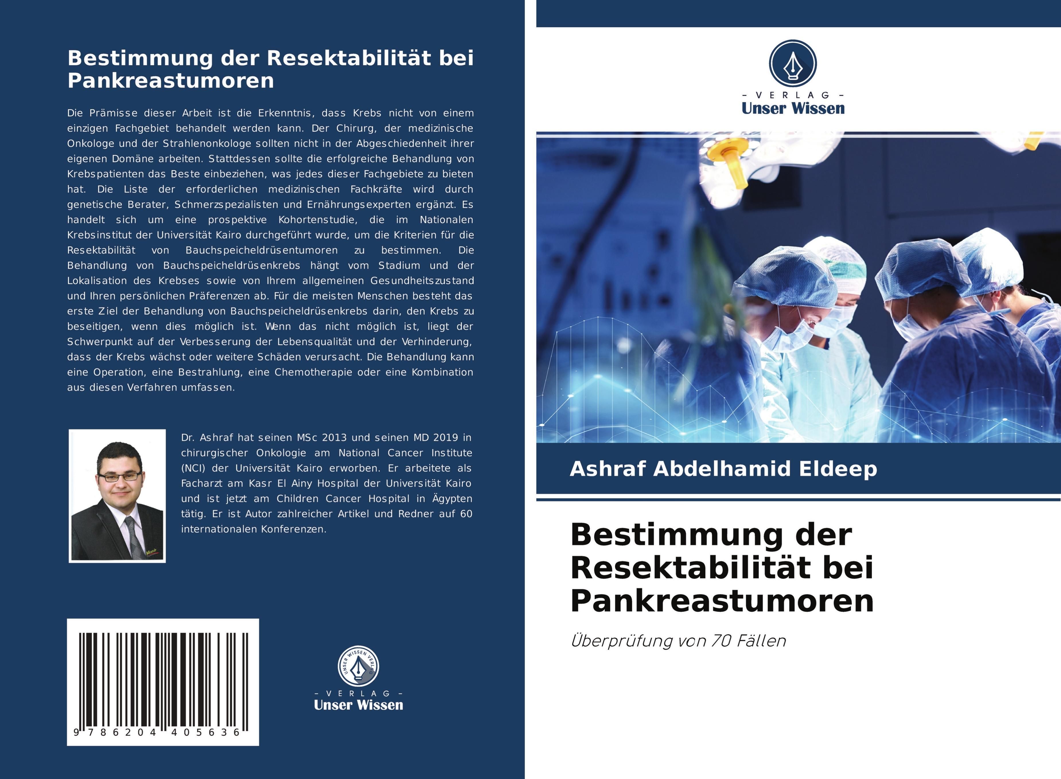 Bestimmung der Resektabilität bei Pankreastumoren Überprüfung von 70 Fällen