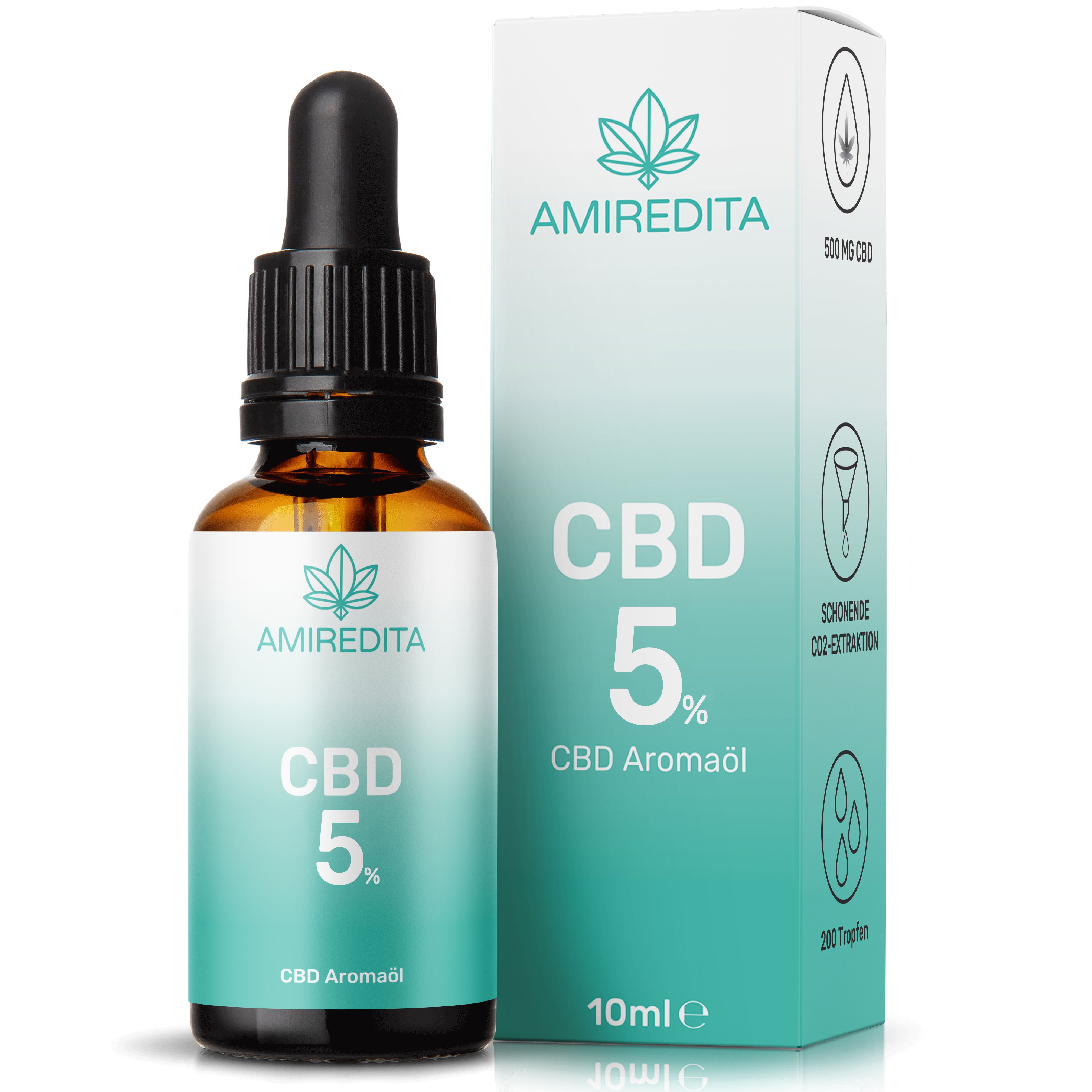 Amiredita CBD Öl 5% Breitspektrum