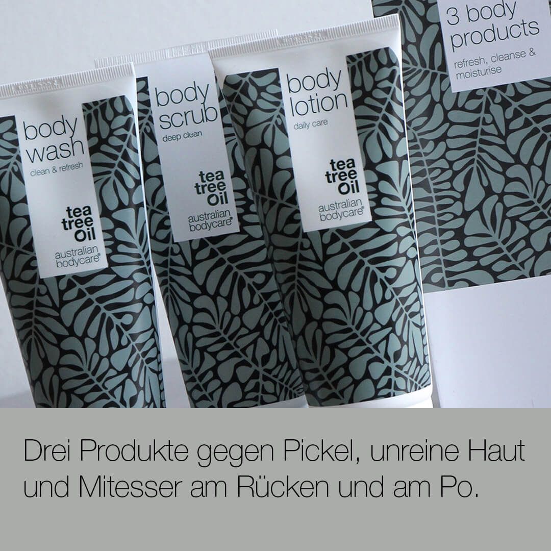 Australian Bodycare 3er–Paket für Talgdrüsen 600 ml Set