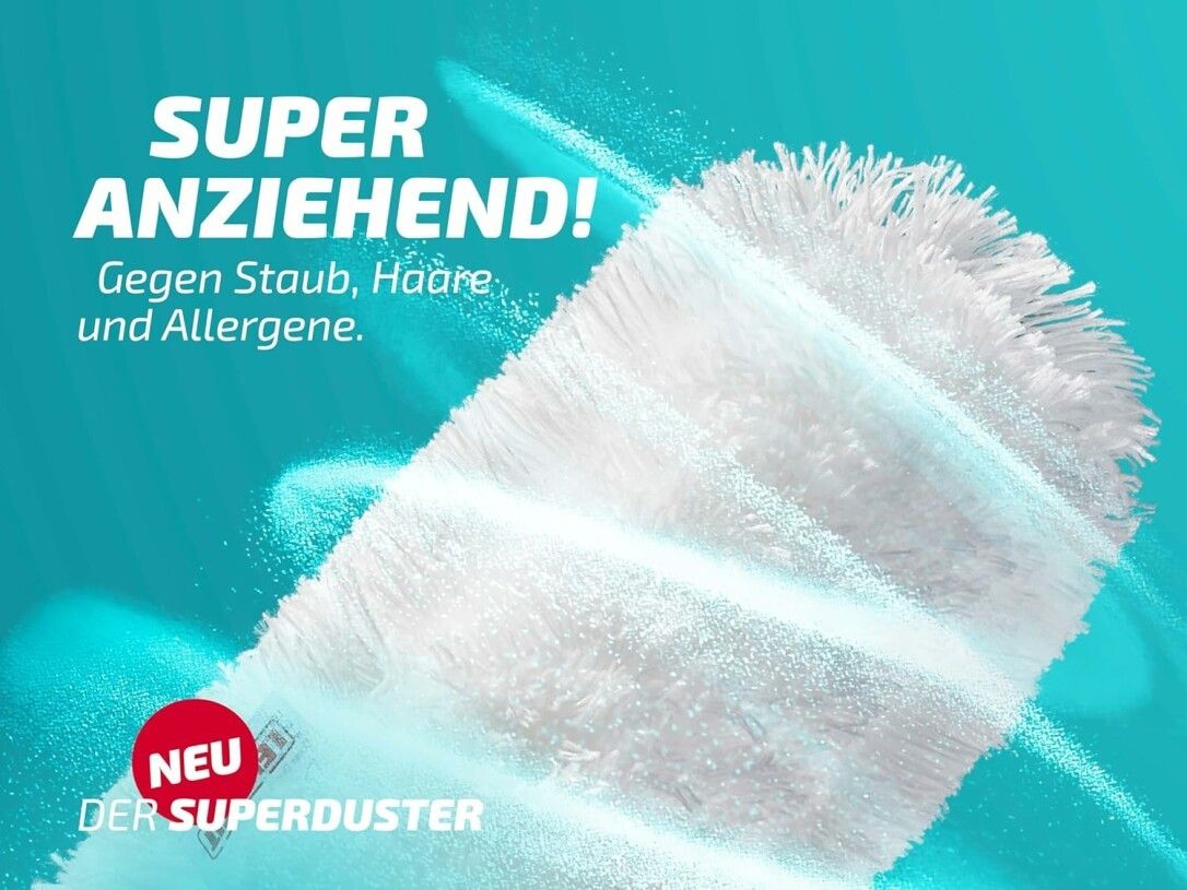 LEIFHEIT SUPERDUSTER Bezüge für Staubwedel Set 2 Stück