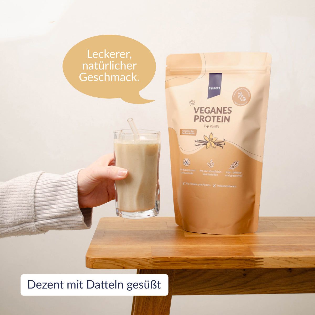 Pelster's Veganes Bio Proteinpulver Typ Vanille
