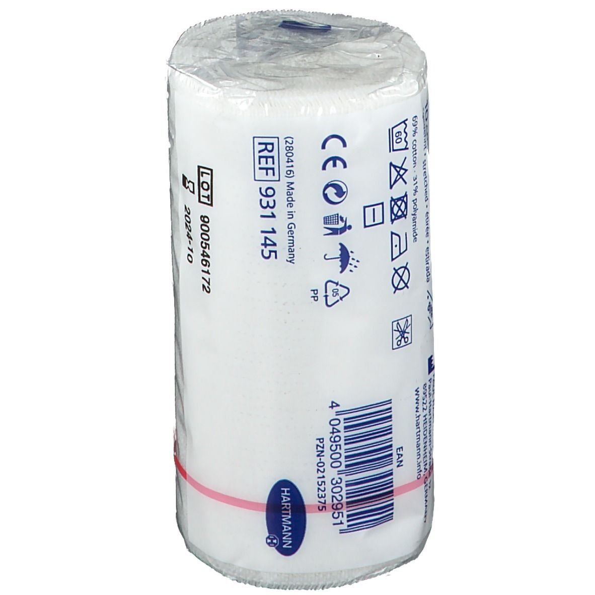 Idealast® Idealbinde 10 cm x 5 m mit Verbandklammern