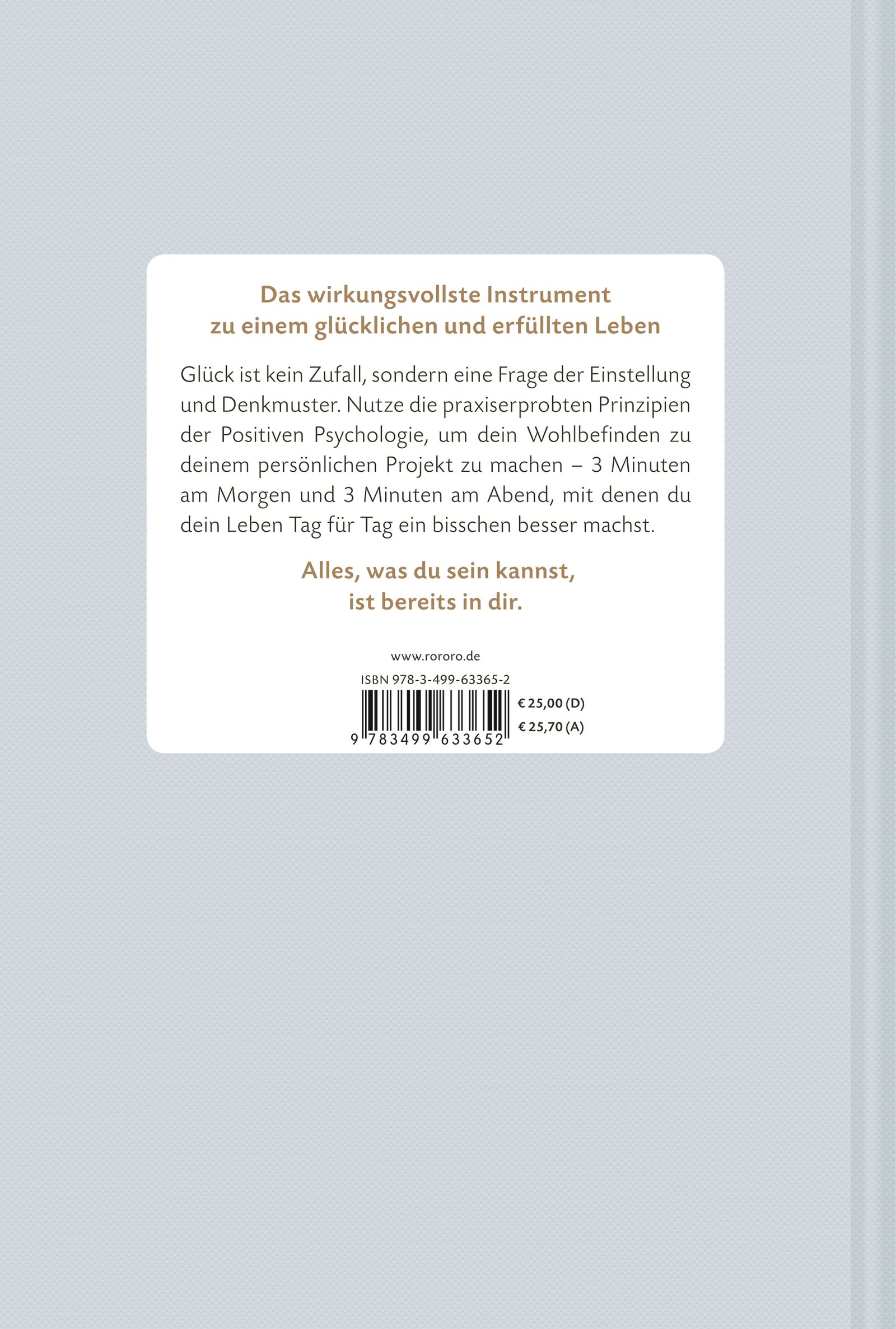 Das 6-Minuten-Tagebuch (aquarellblau)