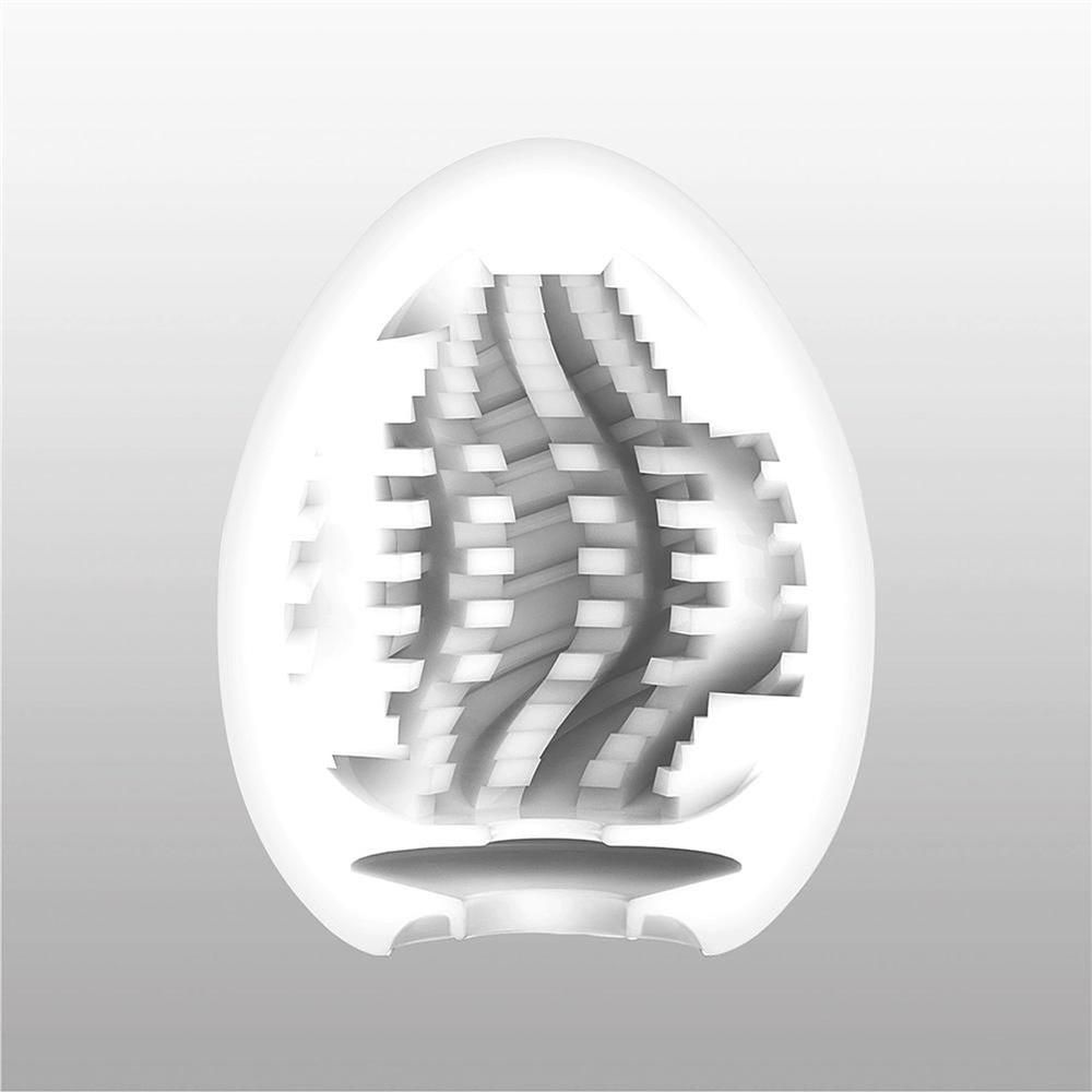 Tenga Ei Masturbator „Egg Tornado“ mit Spiralrillen-Struktur