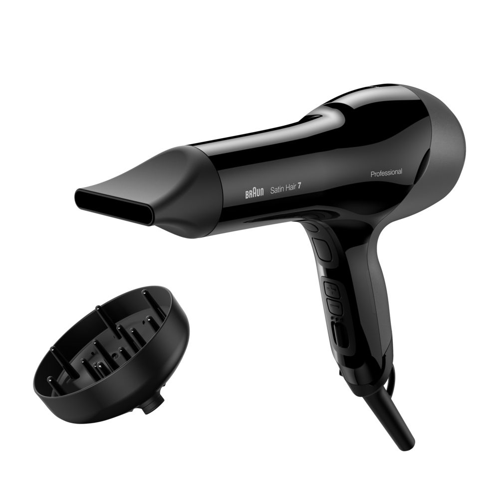 Braun - Haartrockner "Satin Hair 7 HD785 Sensodryer mit AC Motor & Diffusor" in Schwarz