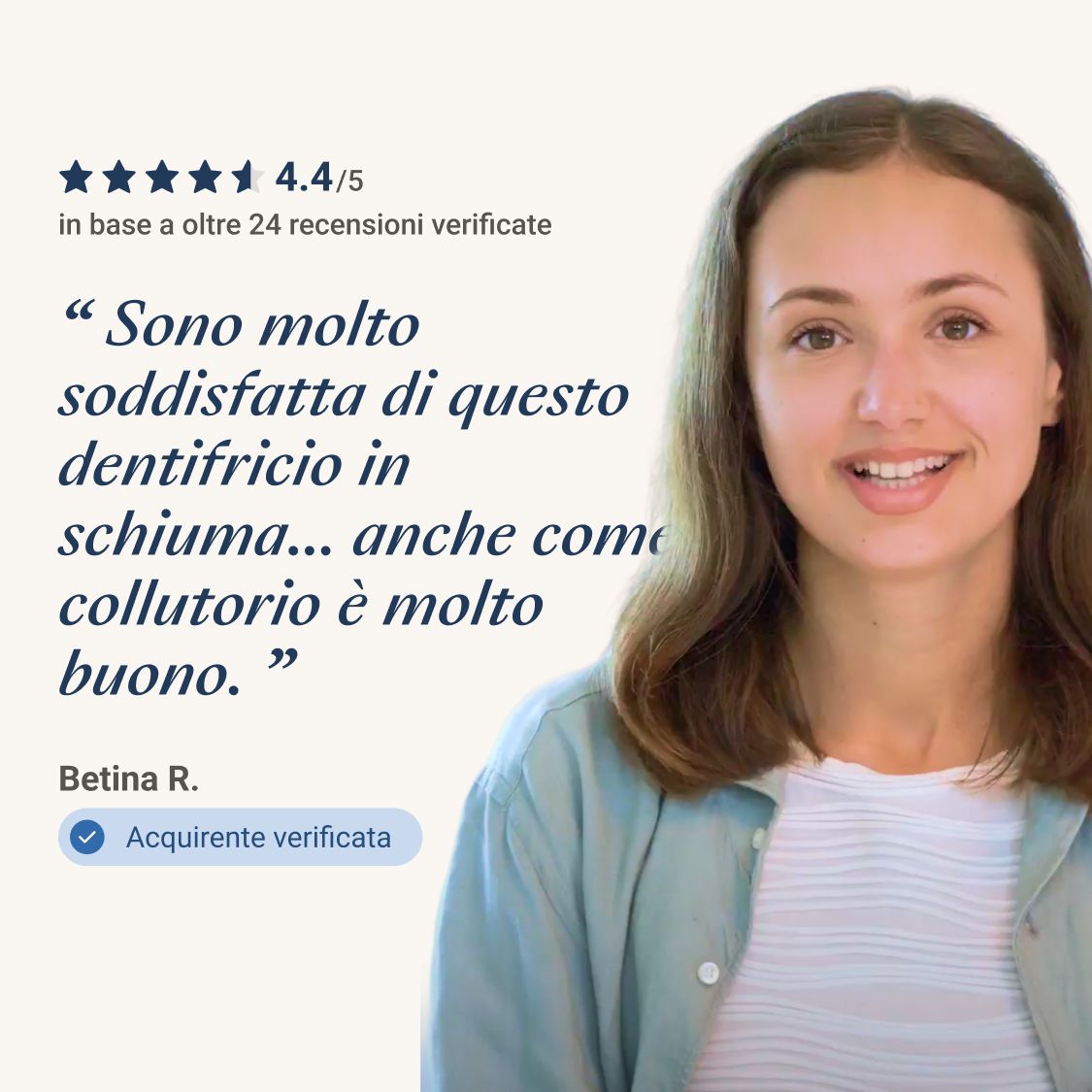 Valutazione: 4.4/5. Citazione: "Bin sehr zufrieden..." di Betina R.