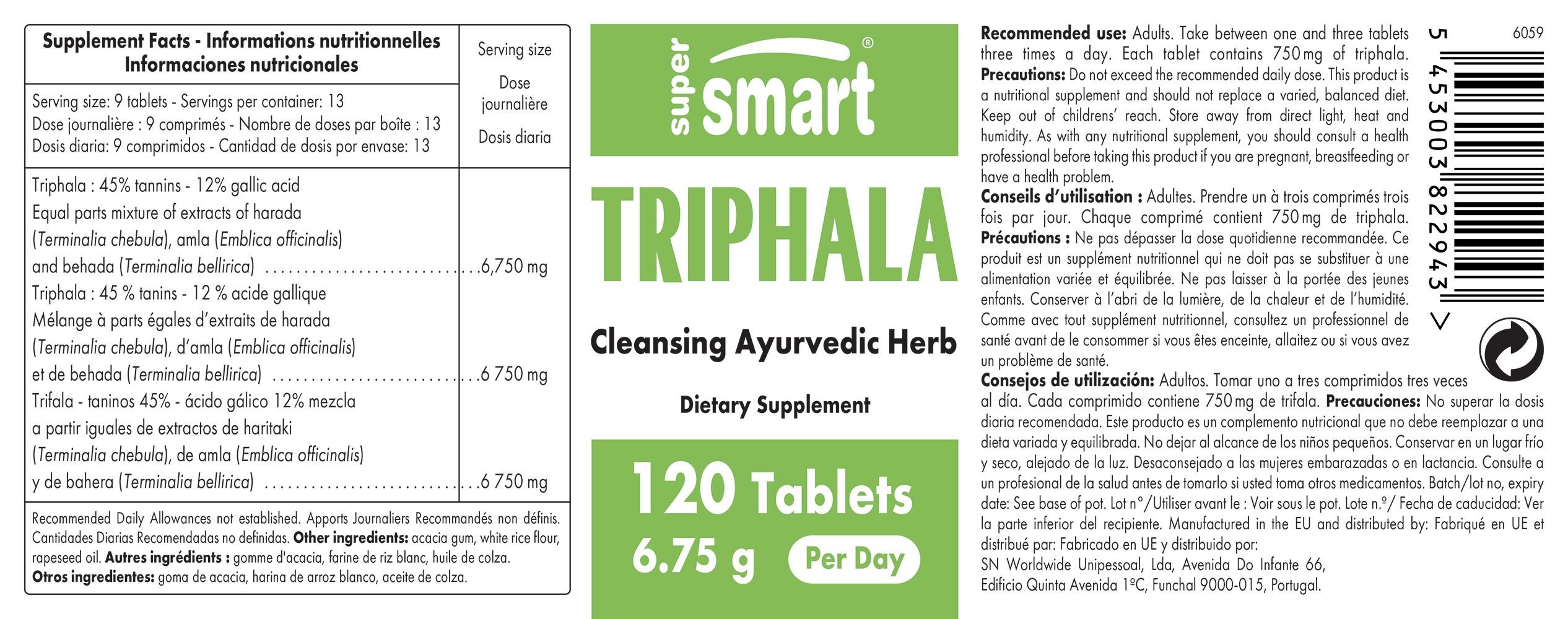 SuperSmart - Triphala 120 St