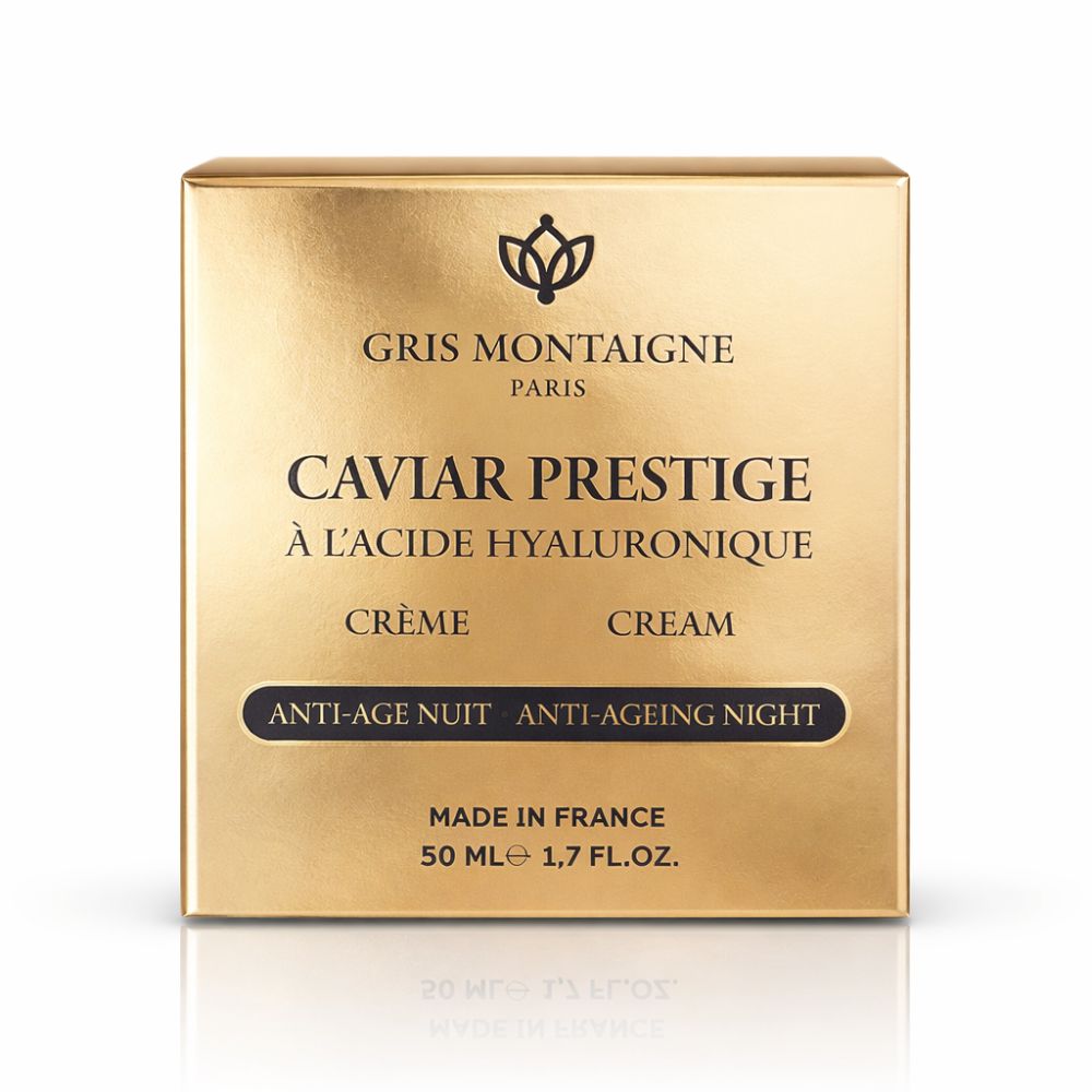 Gris Montaigne - Crème Anti-Age de Nuit - Caviar Prestige à l'Acide Hyaluronique