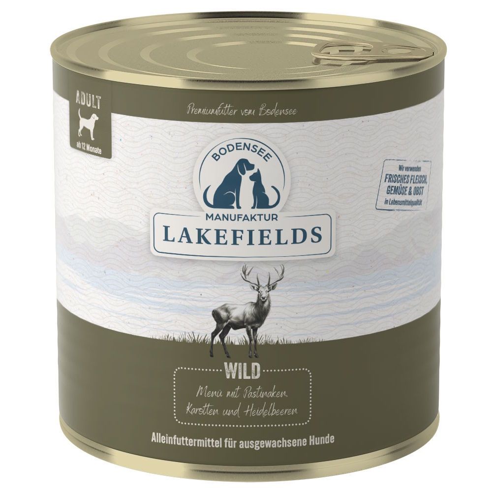 Lakefields - Wild mit Pastinaken, Karotten und Heidelbeeren 4800 g