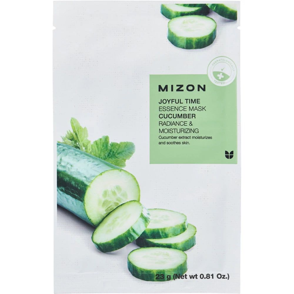 Mizon Joyful Time Essence Mask Gurke 1 St Gesichtsmaske