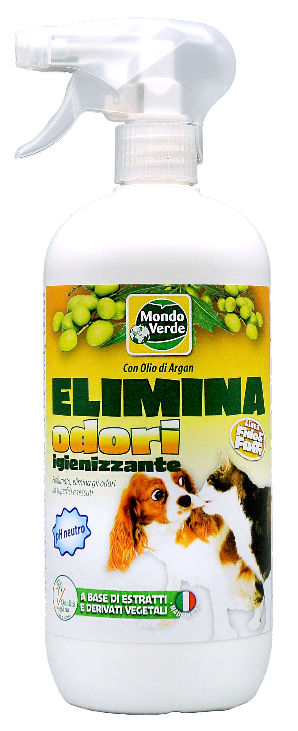 Mondo Verde - Elimina Odori Igienizzante Cani e Gatti 1000 g (PET09)