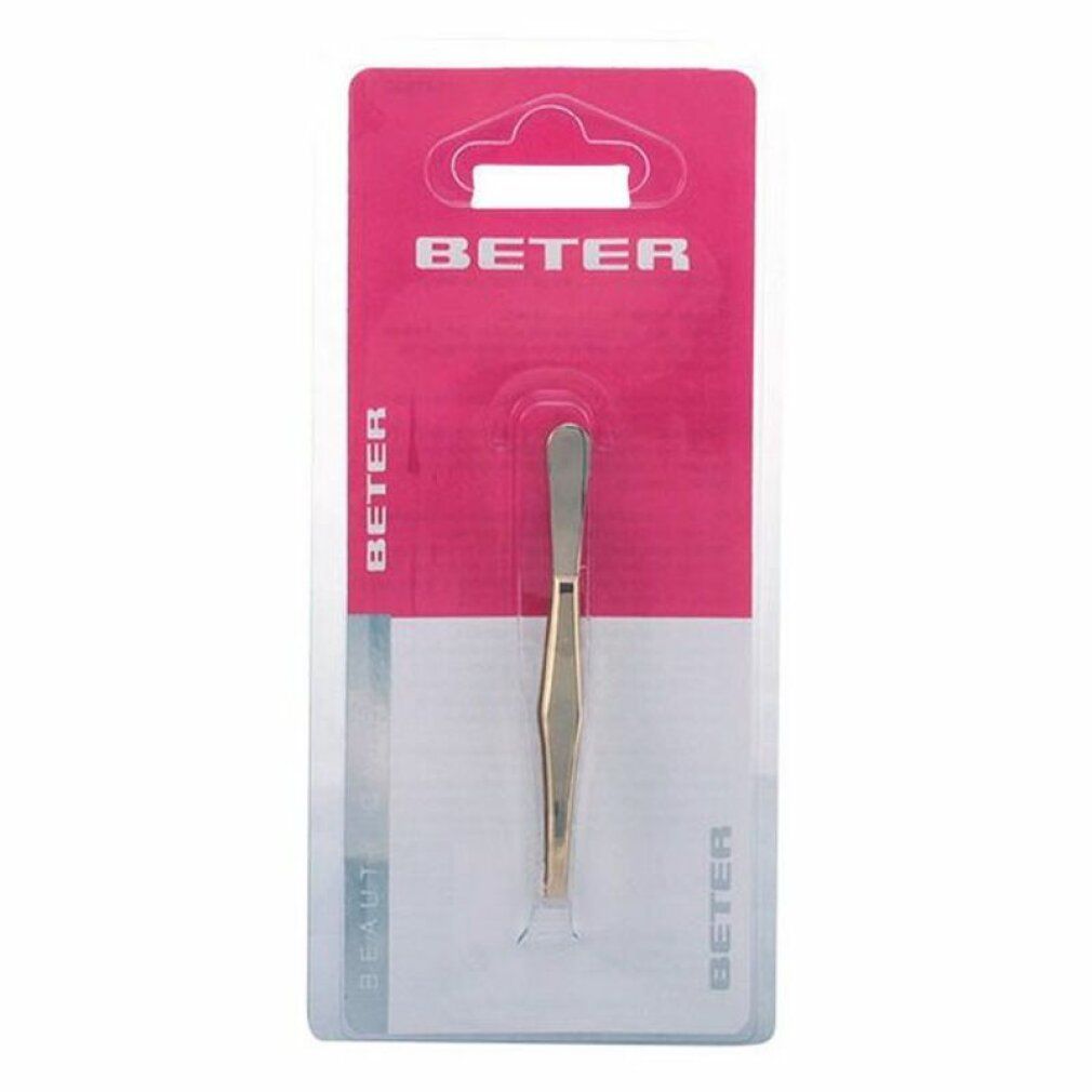 Beter Gilded Straight Tip Tweezers