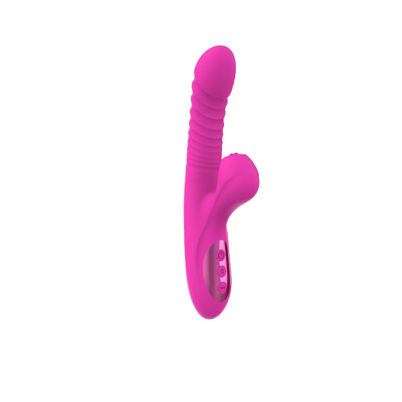 Miriam Pink - Stoßender Vibrator mit Zunge
