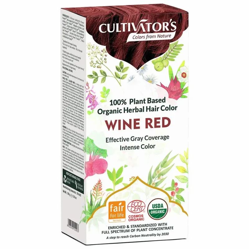 CULTIVATOR'S - Natürliche Pflanzenhaarfarbe Weinrot