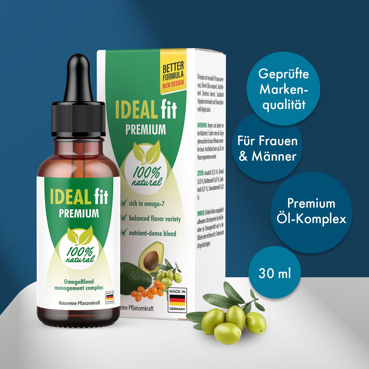 Ideal fit Tropfen