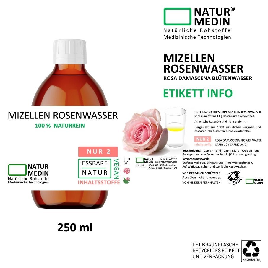 Mizellenwasser Rosenwasser 250ml 250 ml - Shop Apotheke