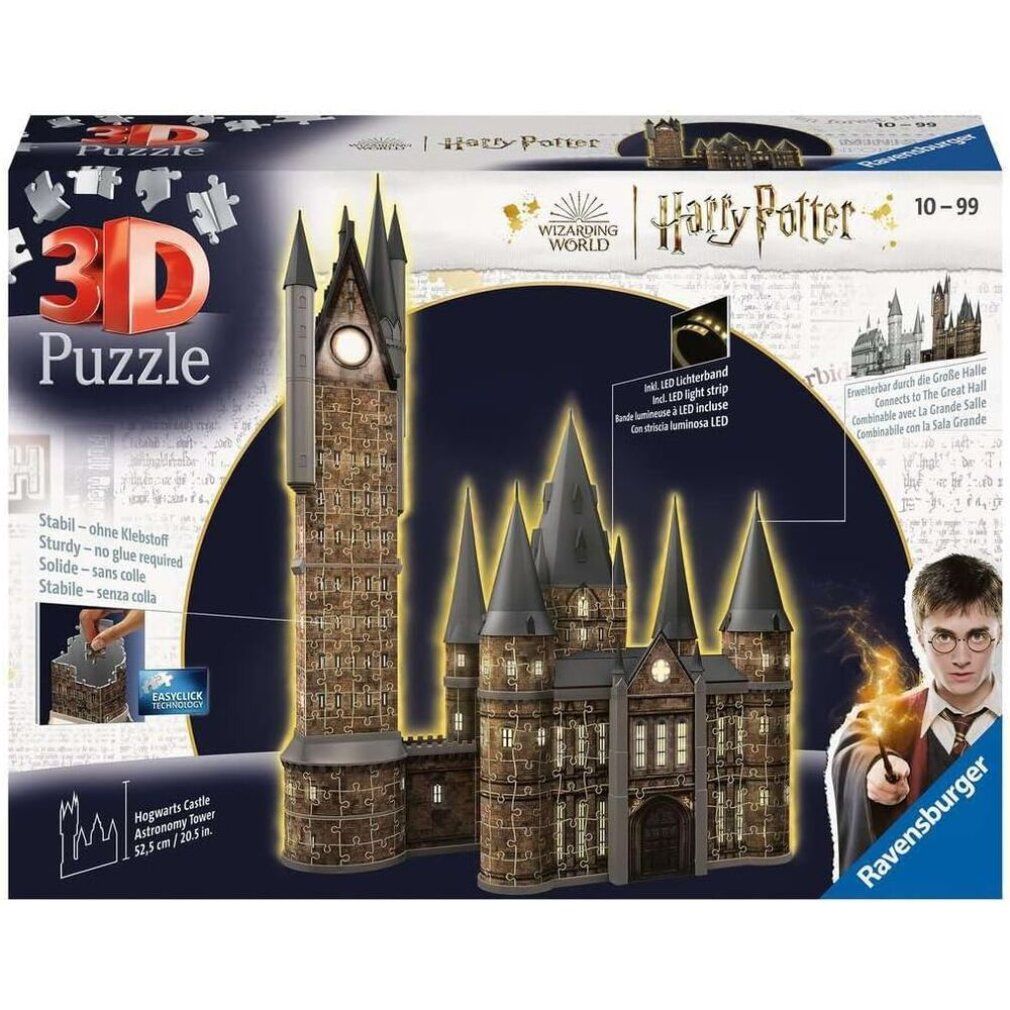 3D Puzzle Harry Potter Hogwarts Schloss - Astronomieturm Night Edition