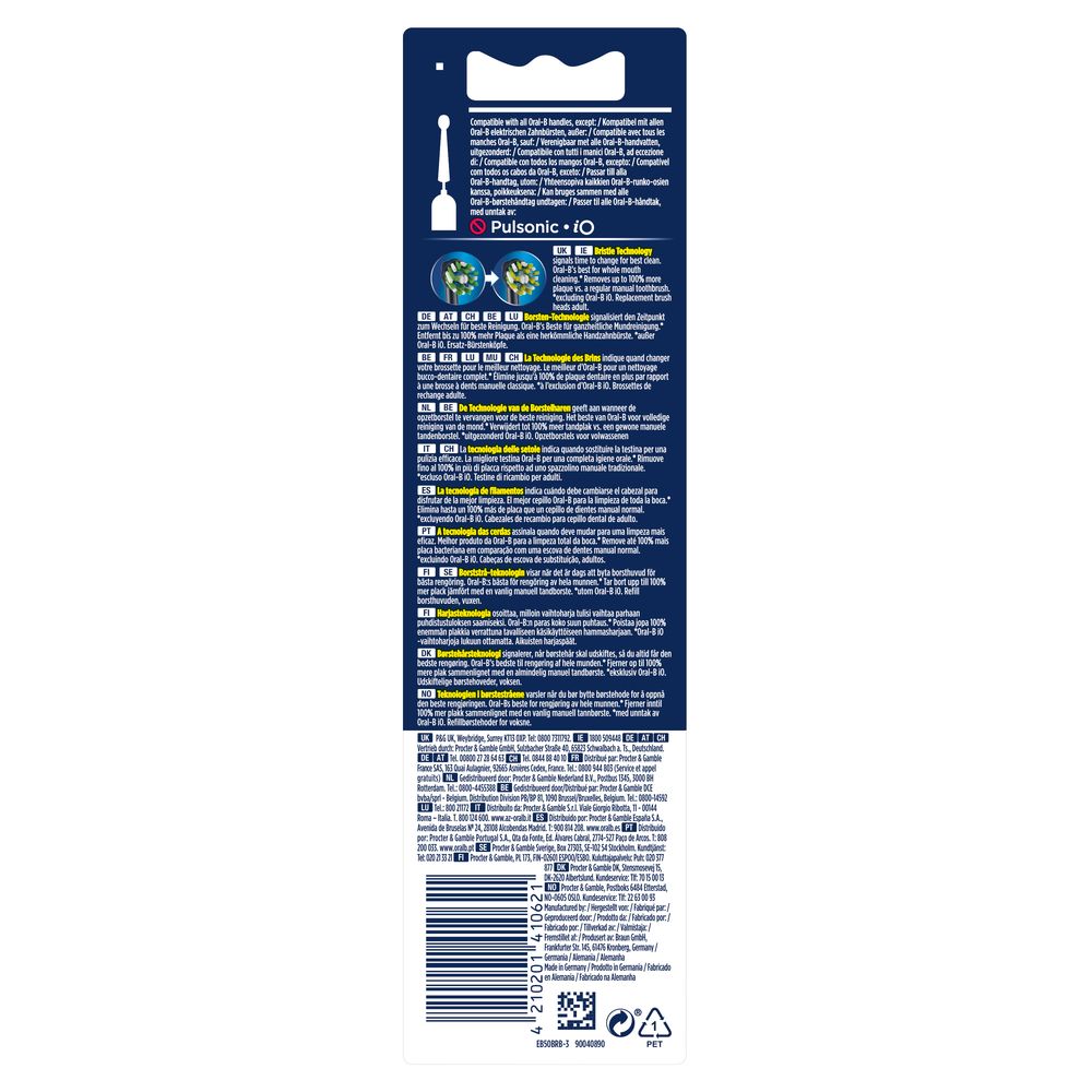 Oral-B - Aufsteckbürsten "Cross Action CleanMaximizer"