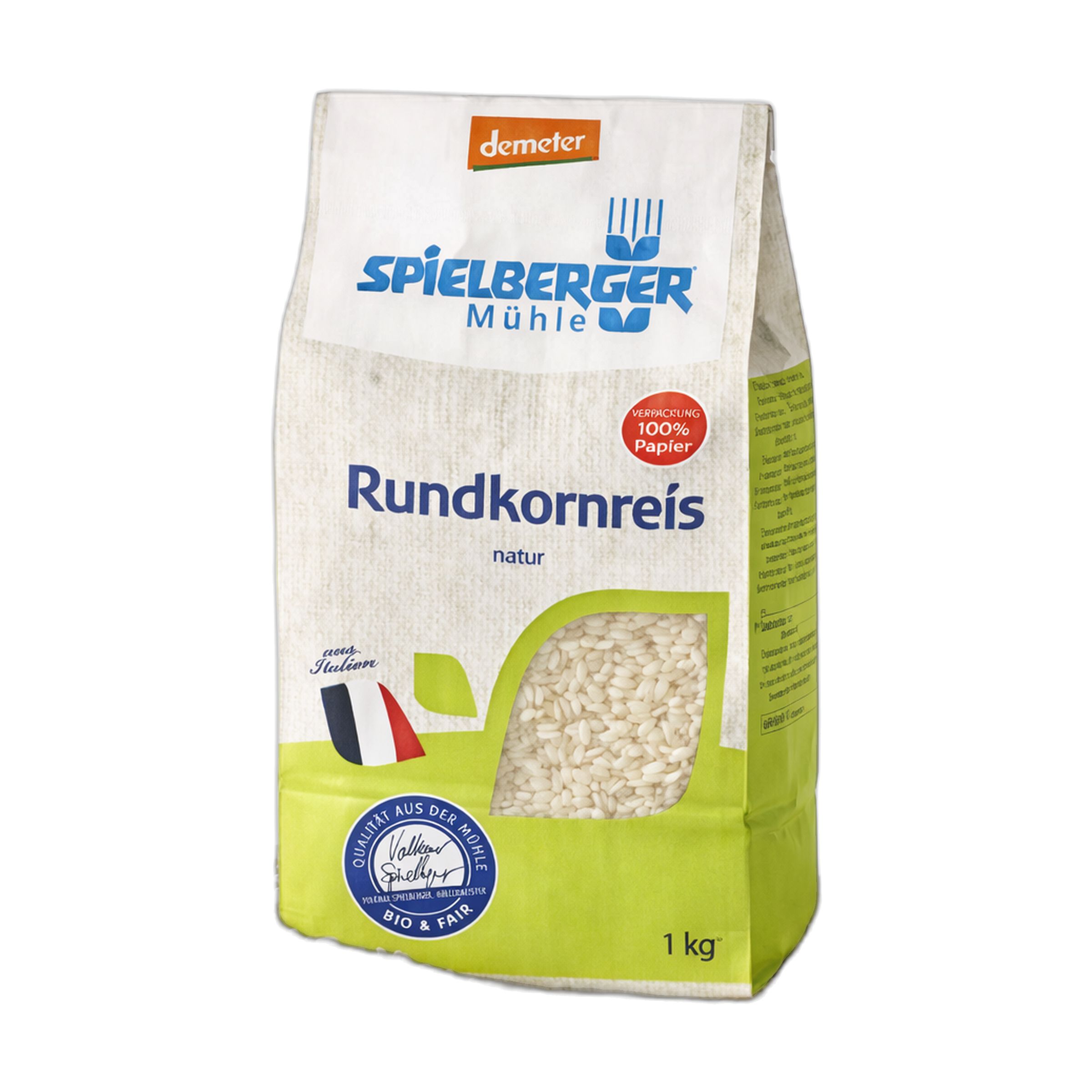 Spielberger Bio Rundkornreis, 1000 g