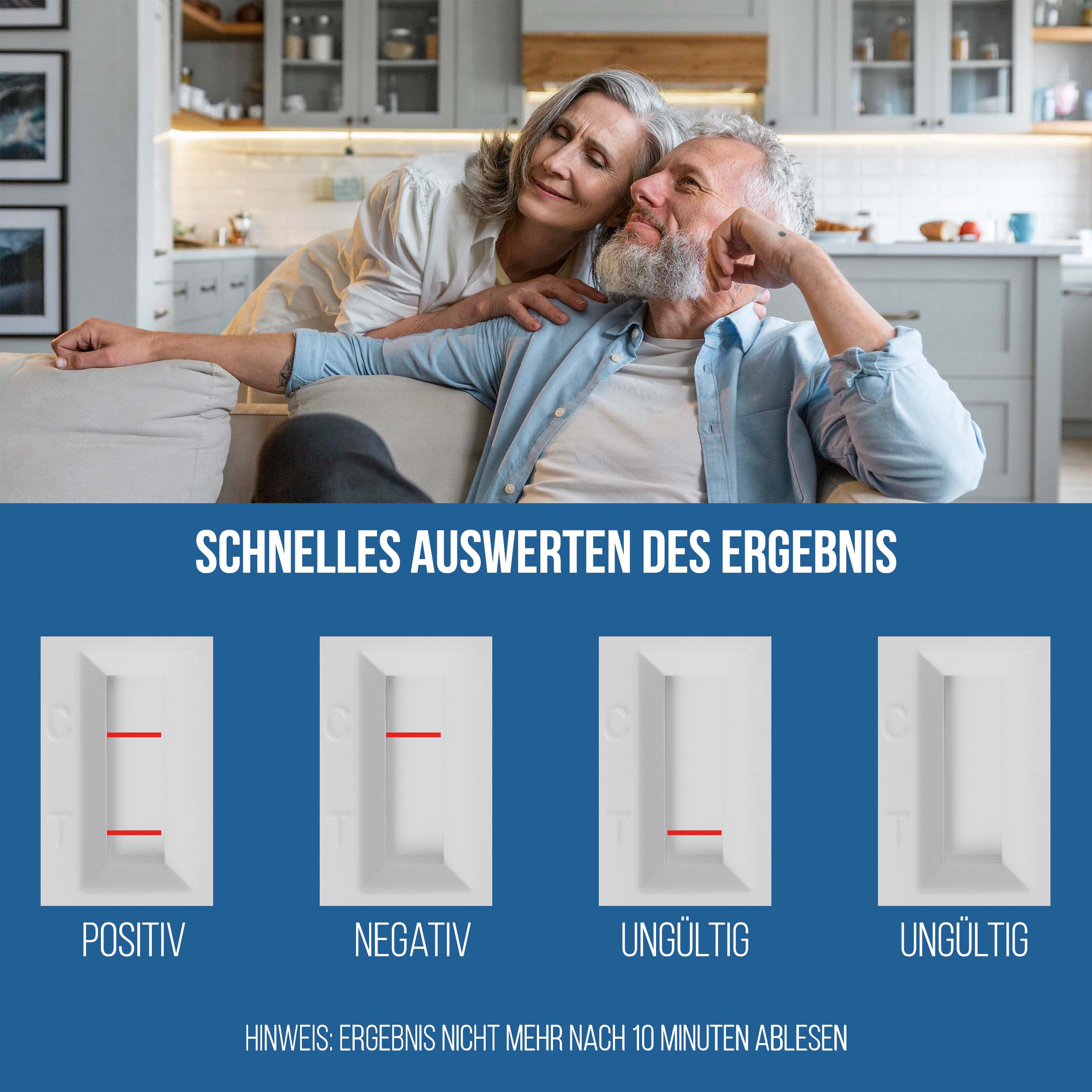 2 Test auf okkultes Blut im Stuhl Heimtest Stuhluntersuchung Blut im