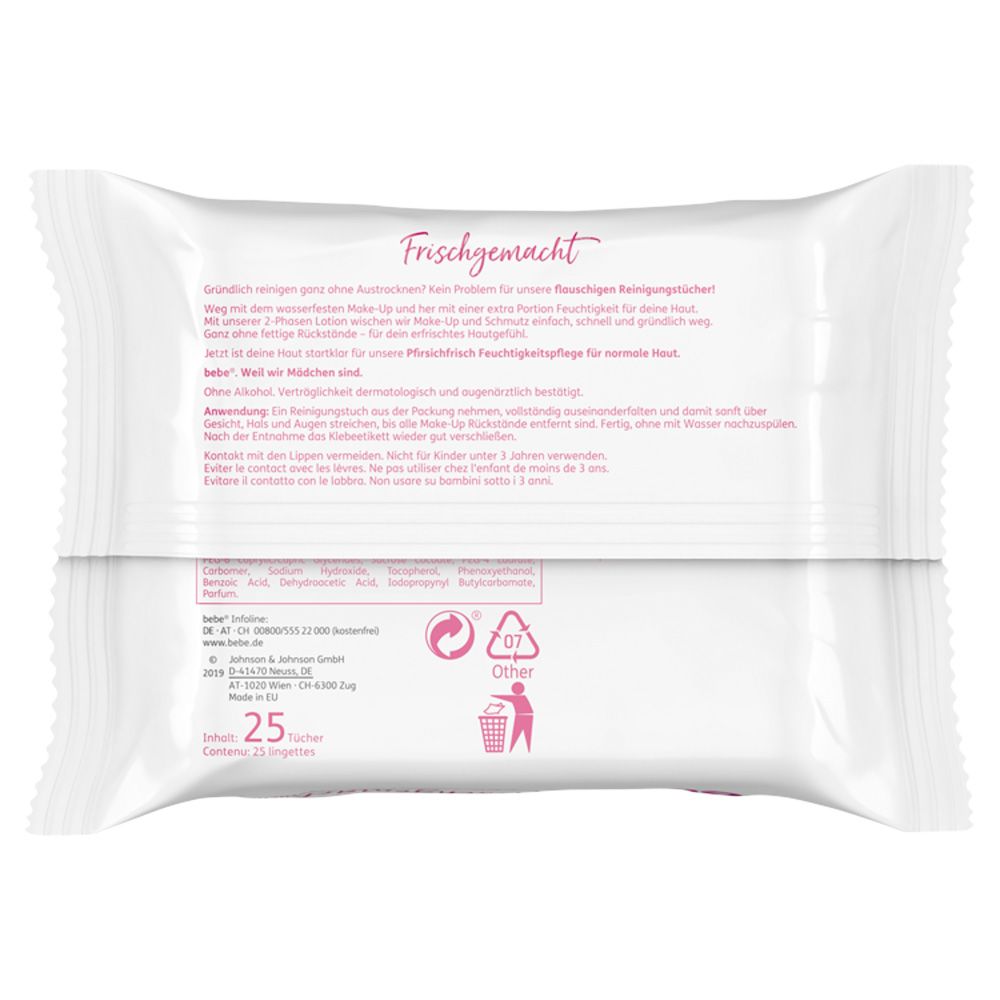 bebe - Reinigungstücher "Frischgemacht - 5in1" - 150 St. (6x 25 St.)