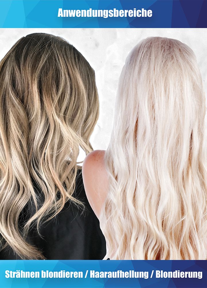 Style & Care Blondierpulver 500g + Creme Oxydant Entwickler 12% 500ml zum blondieren oder aufhellen