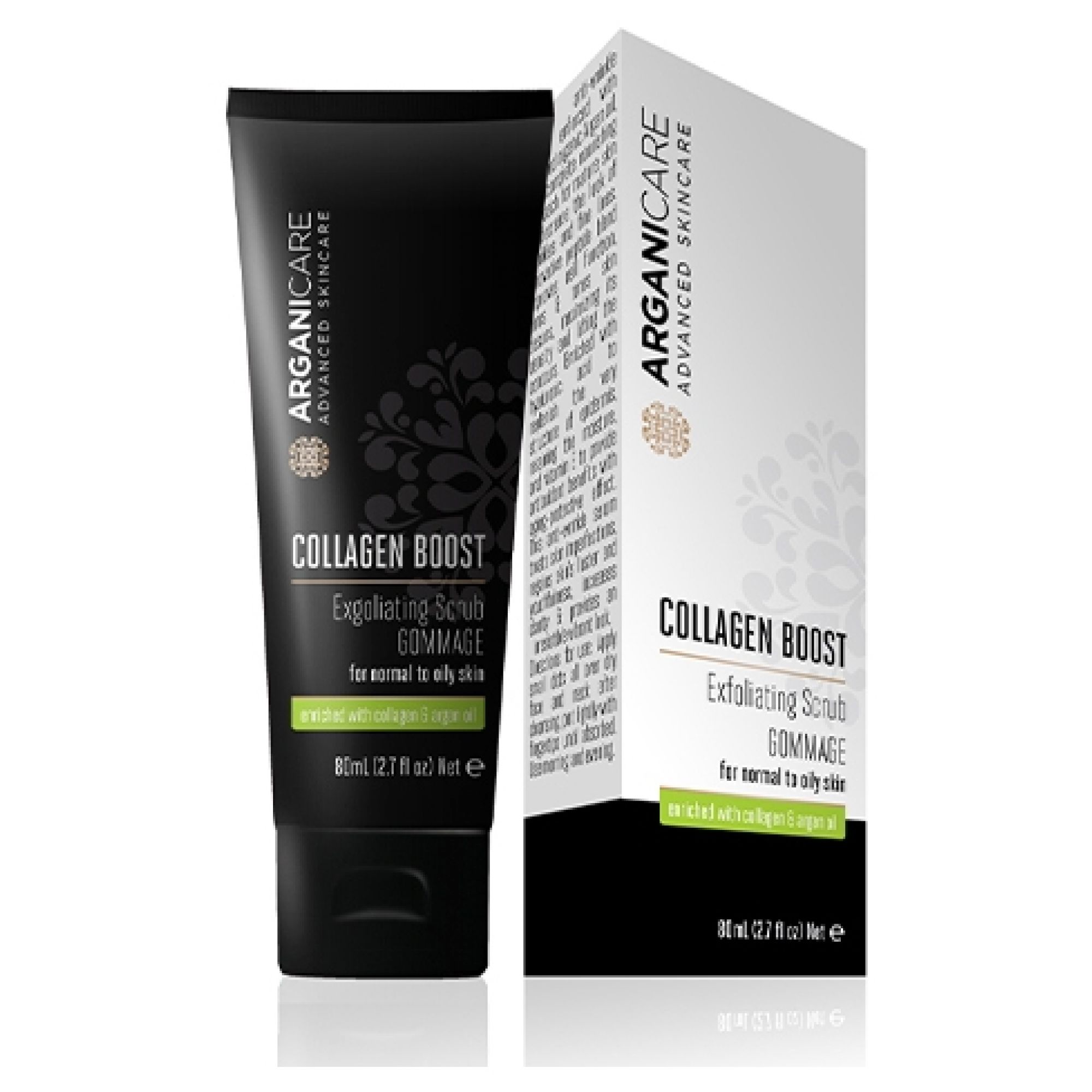 Gommage exfoliant visage Arganicare 80 ml