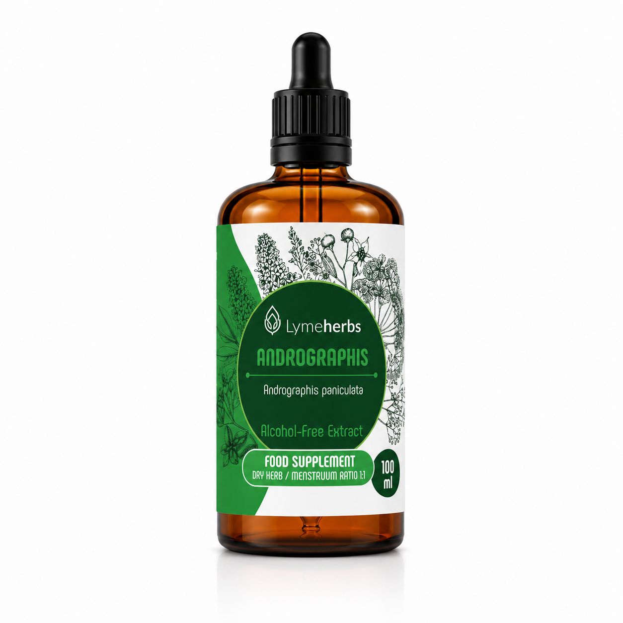 Lymeherbs Estratto senza alcool di Andrographis 1:1