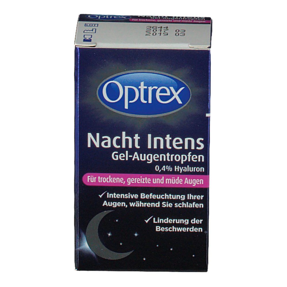 OPTREX Nacht Intens Gel-Augentropfen 0,4 % Hyaluron