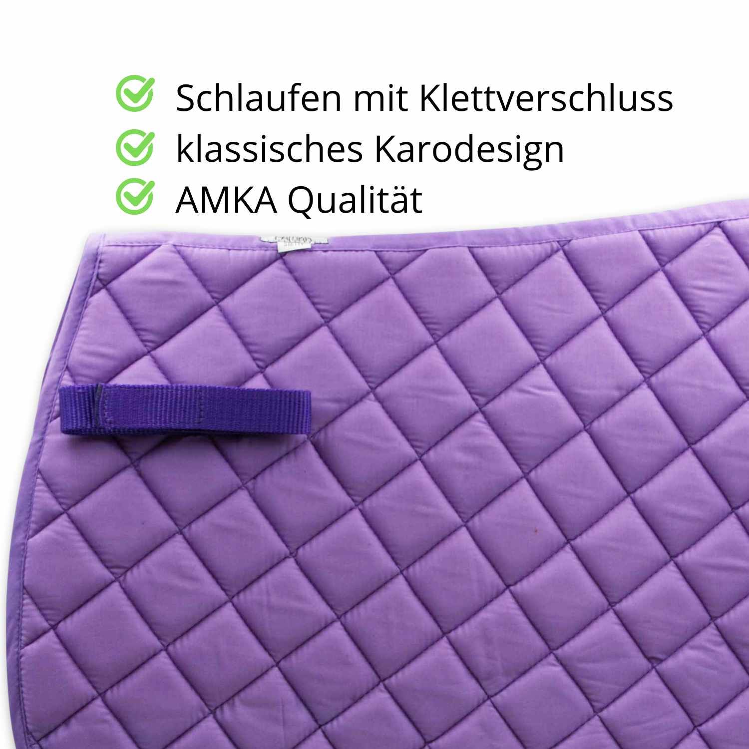 AMKA Korrektur Pad Sattelkissen mit 4 Taschen und Einlagen