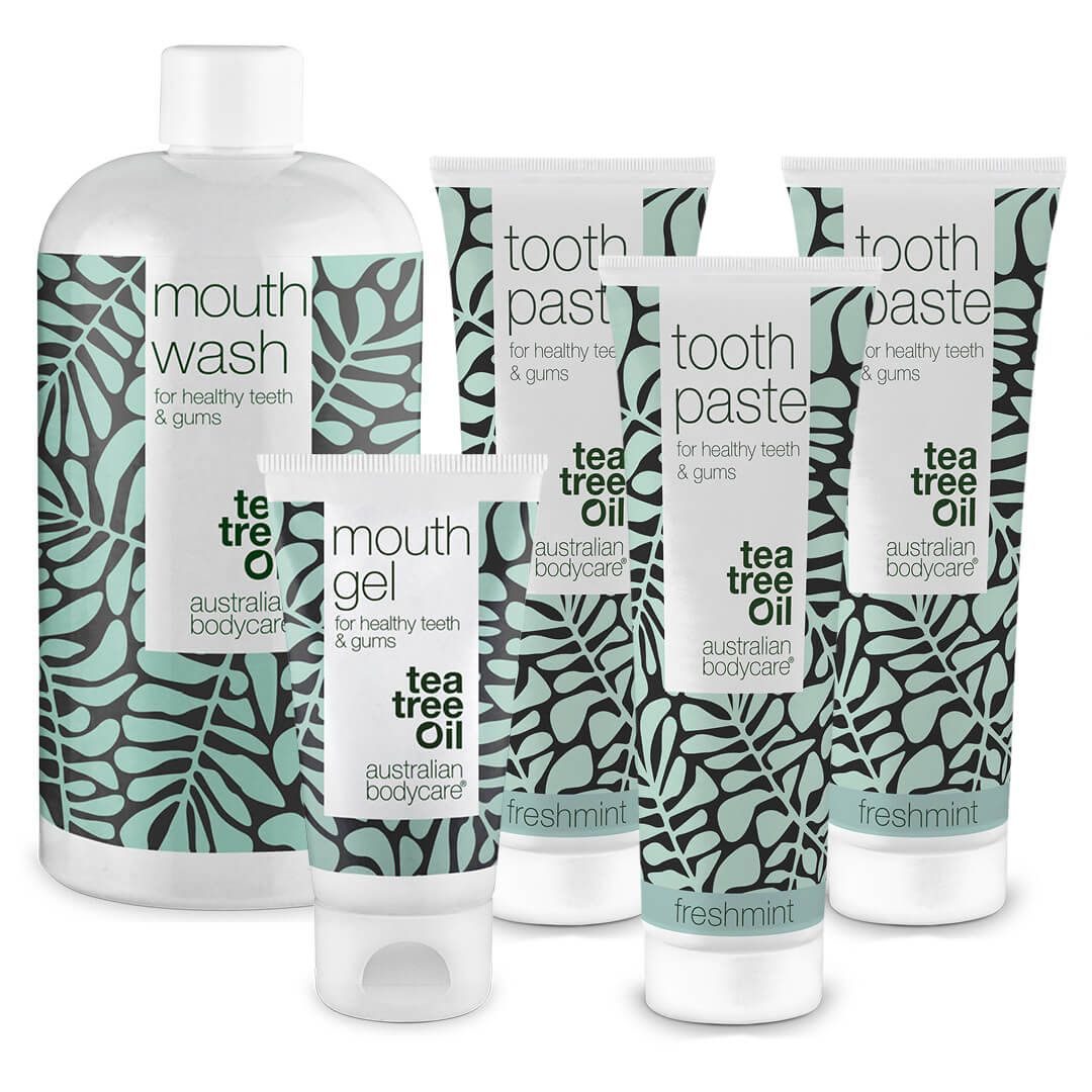 Australian Bodycare 5er–Paket für Bläschen im Mund oder auf der Zunge