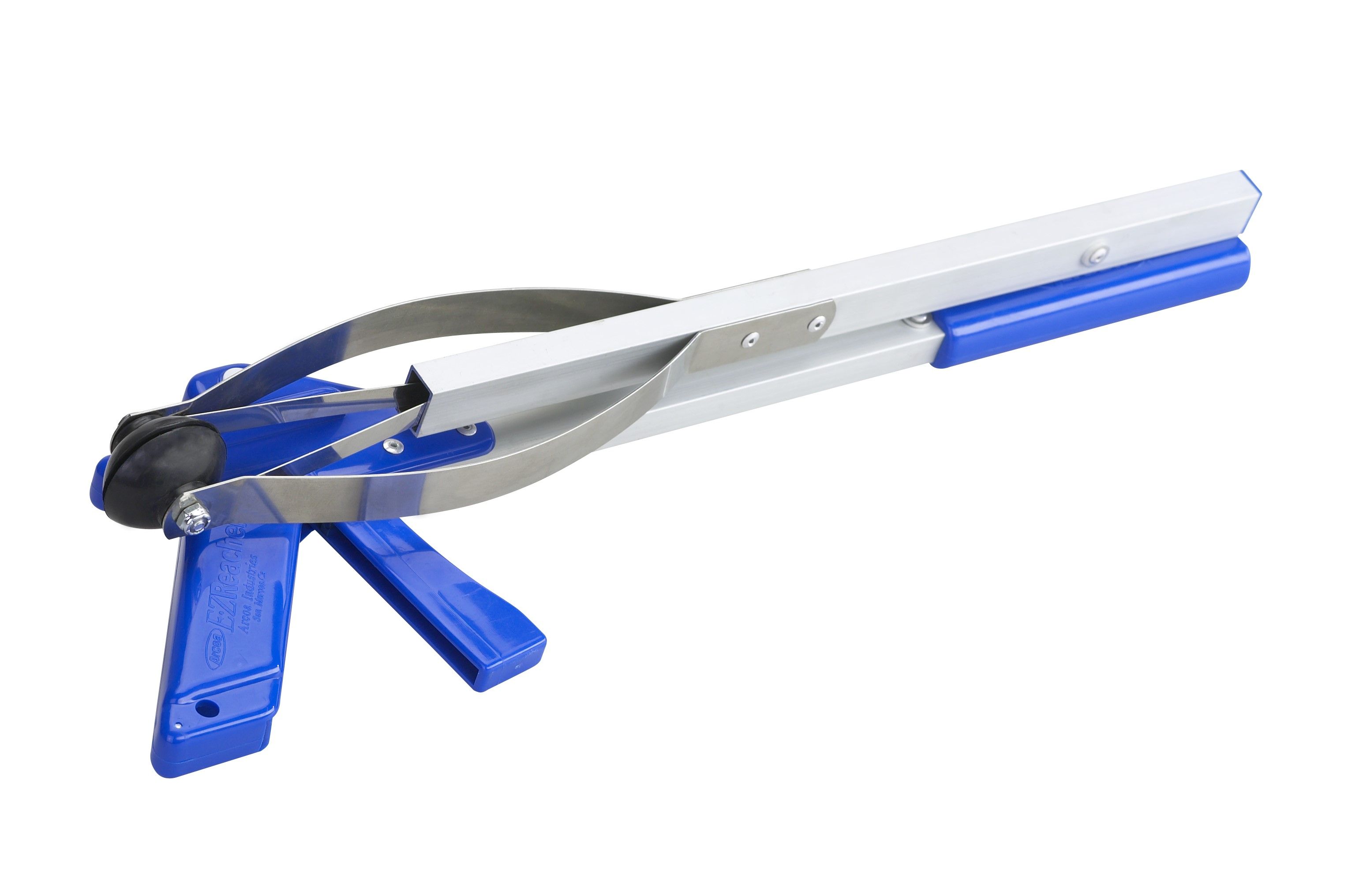 activera® Faltbare Greifhilfe und Greifzange 82 cm mit Saugnäpfen Farbe blau