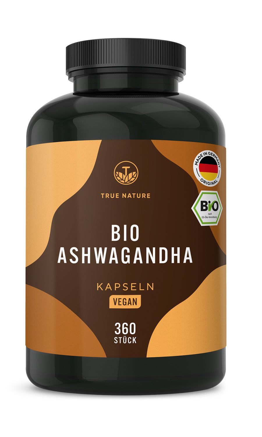 TRUE NATURE® Bio Ashwagandha Kapseln - Vegan & Made in Germany