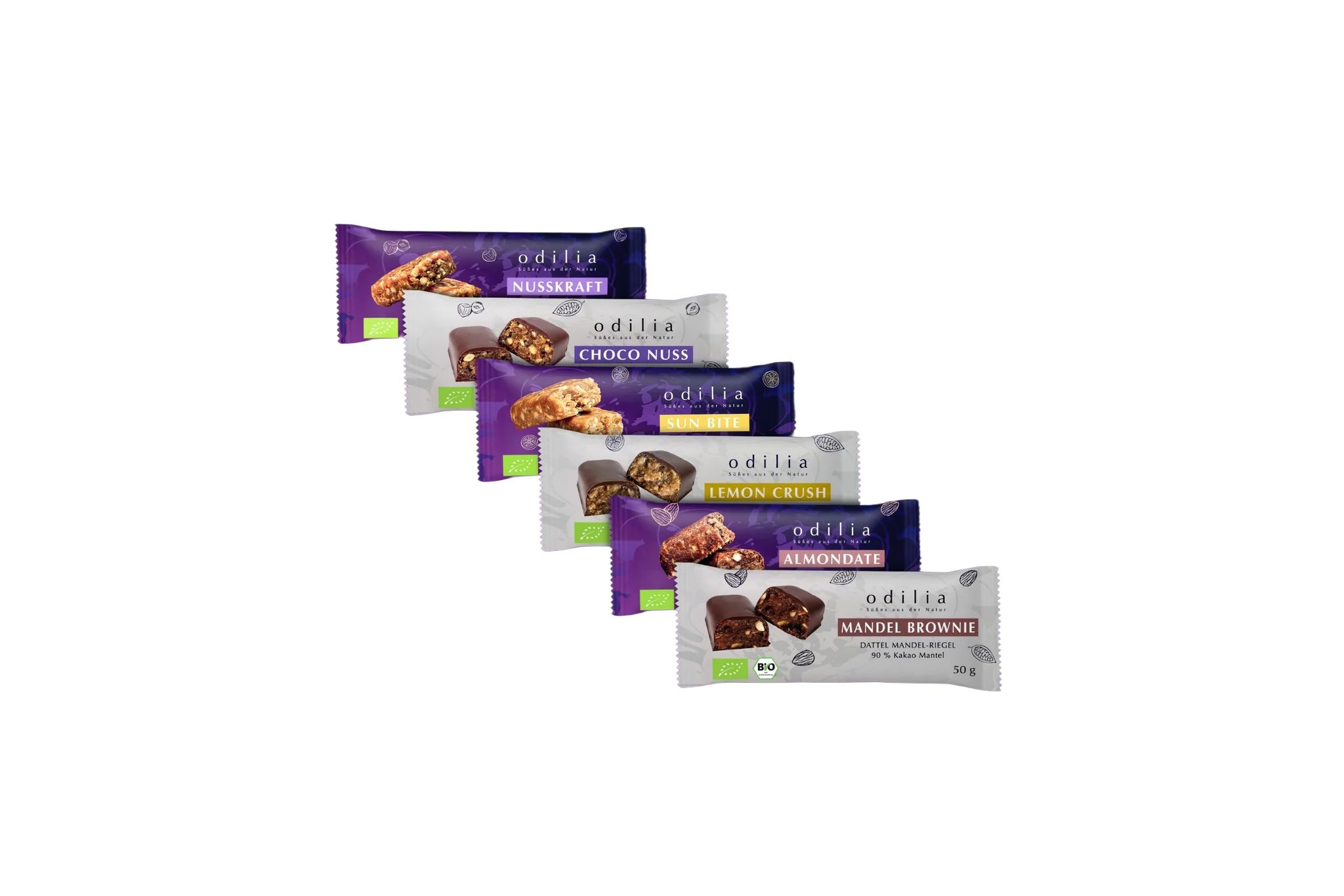 odilia Energy Sixpack 6x50 g Riegel