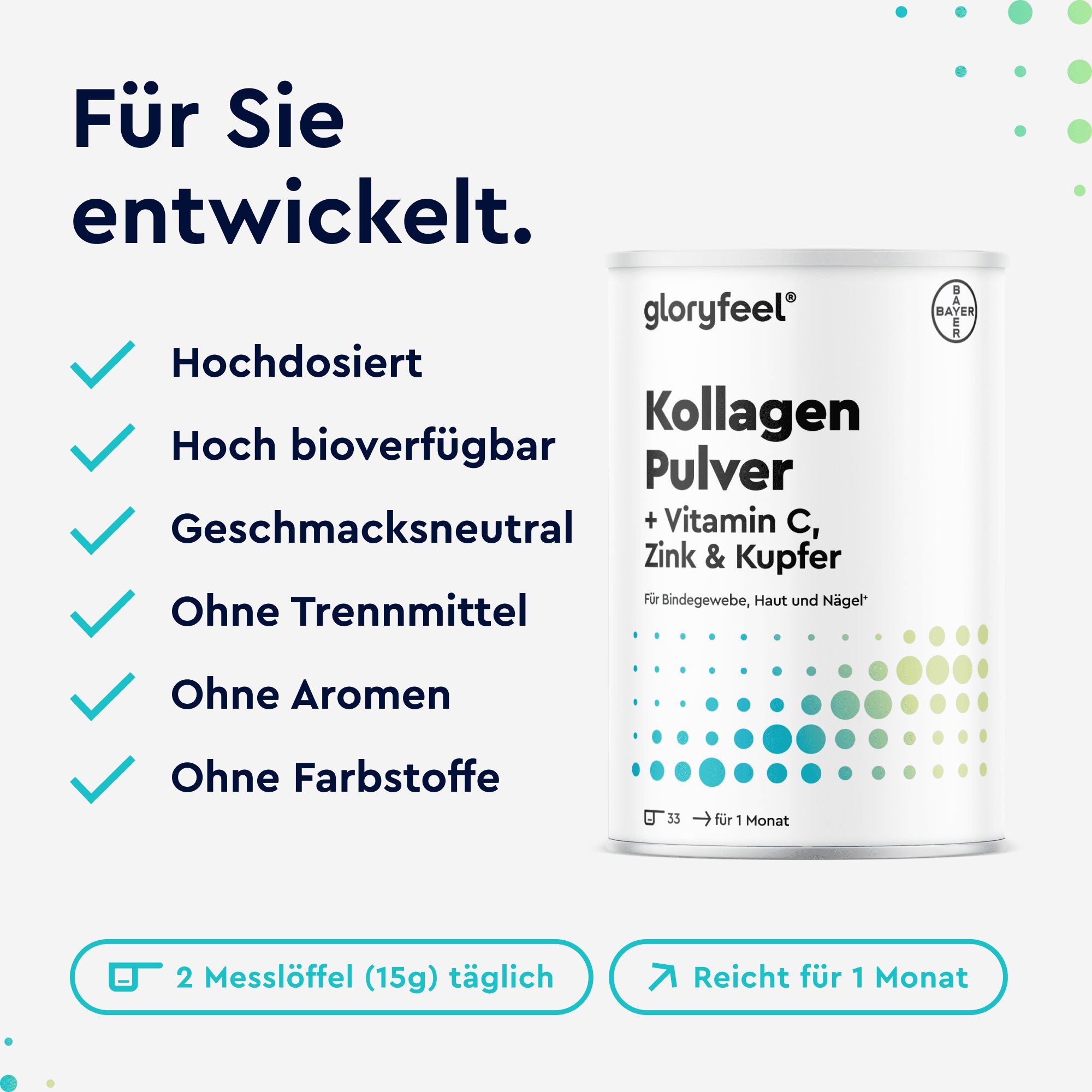 gloryfeel ® Kollagen Pulver Pretty Pure